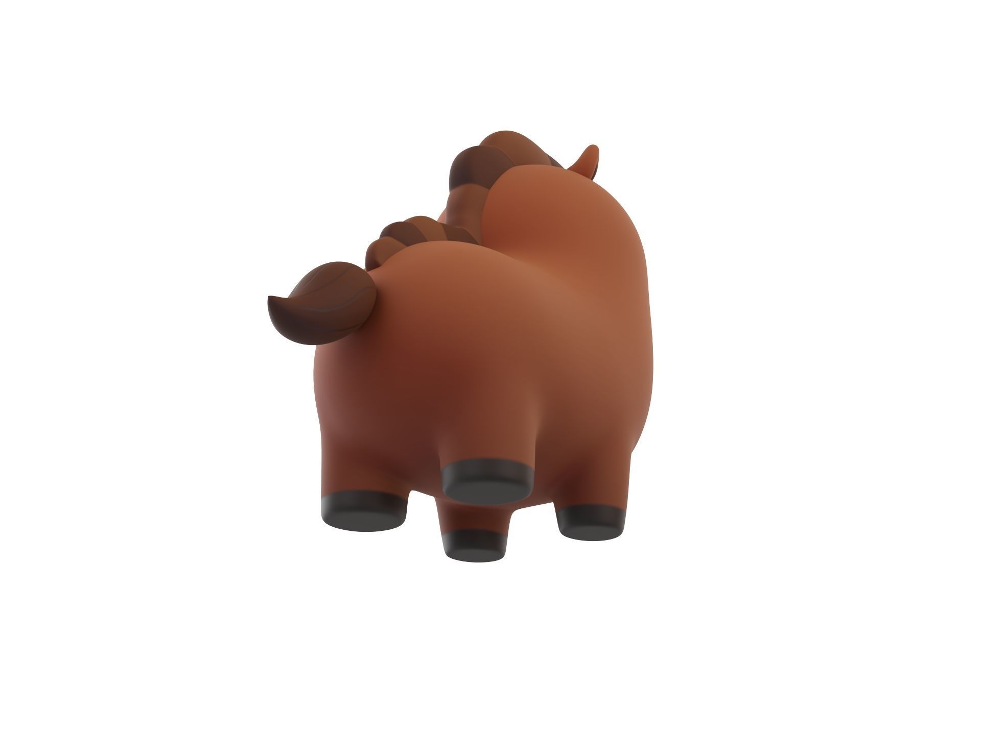 Horse Character 3D model_4