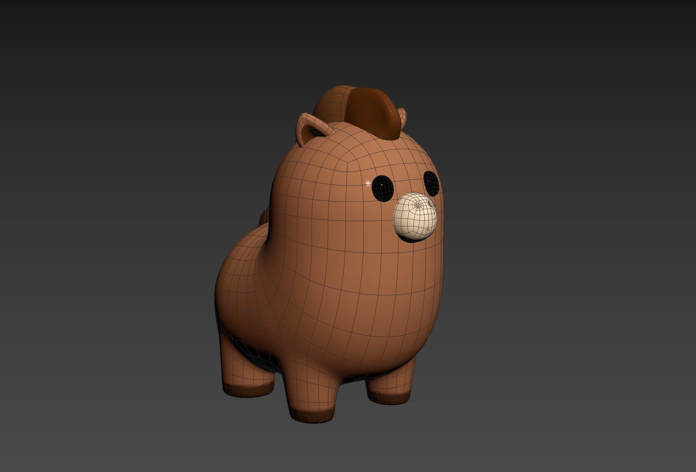 Horse Character 3D model_14