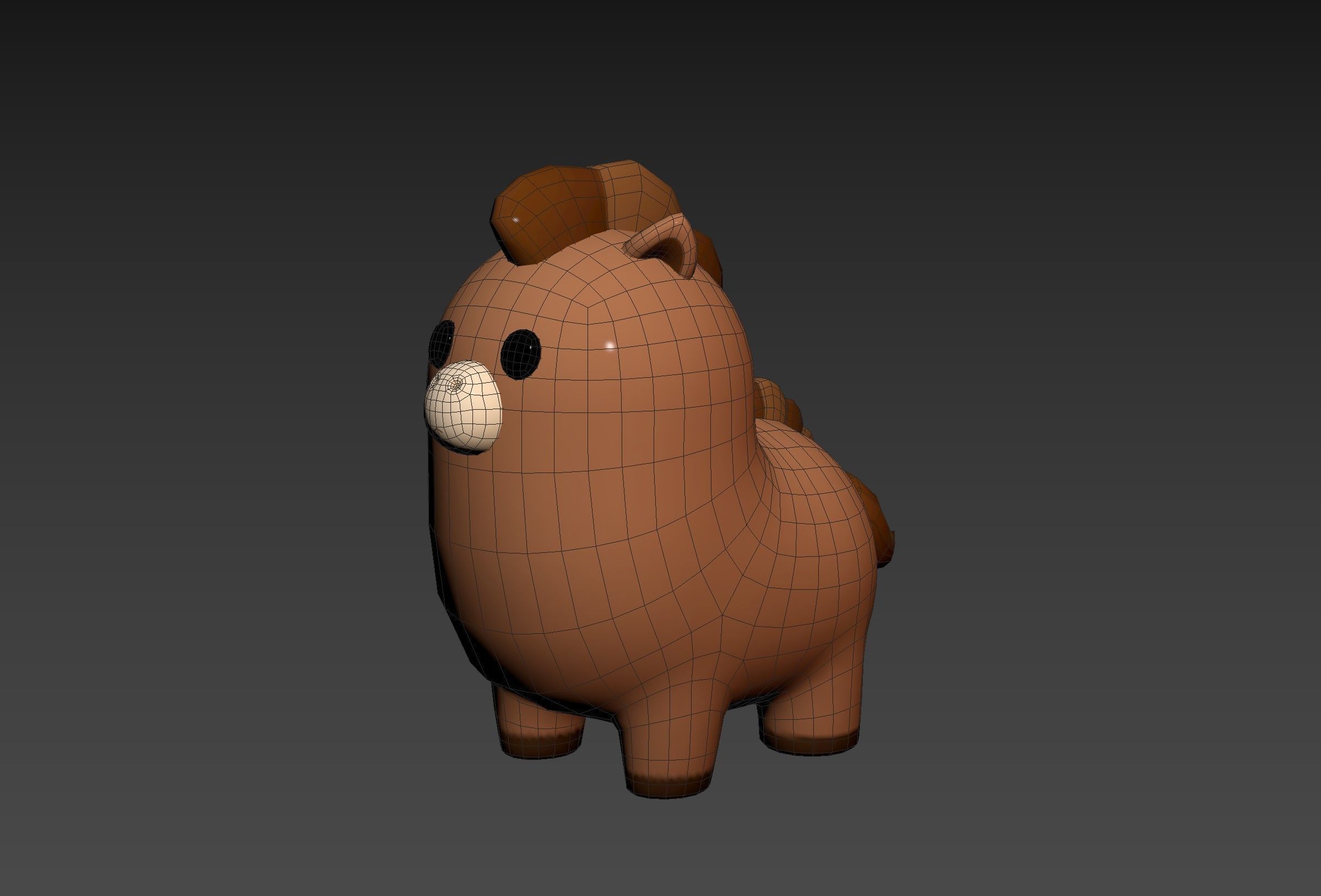 Horse Character 3D model_11