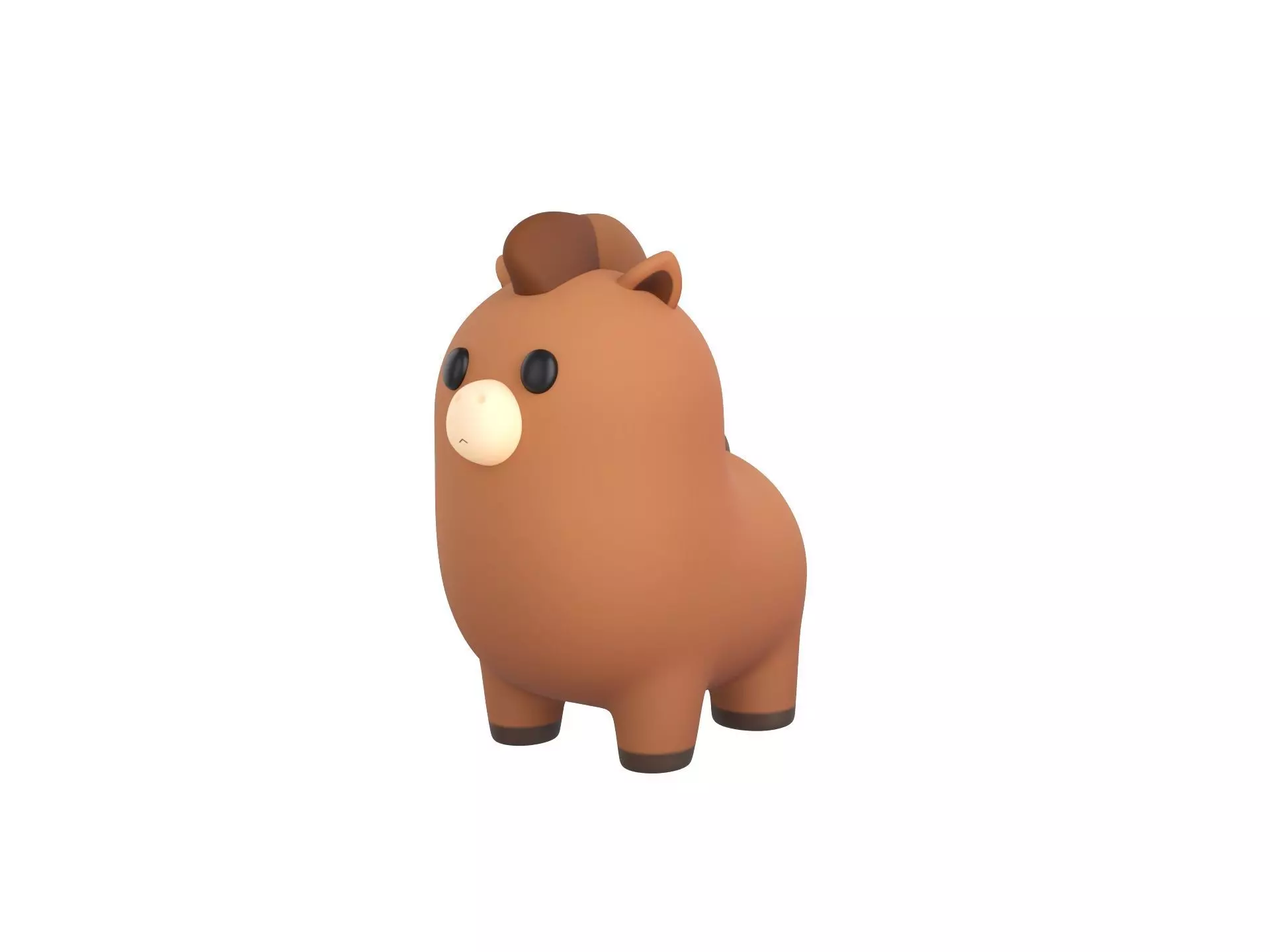 Horse Character 3D model_0