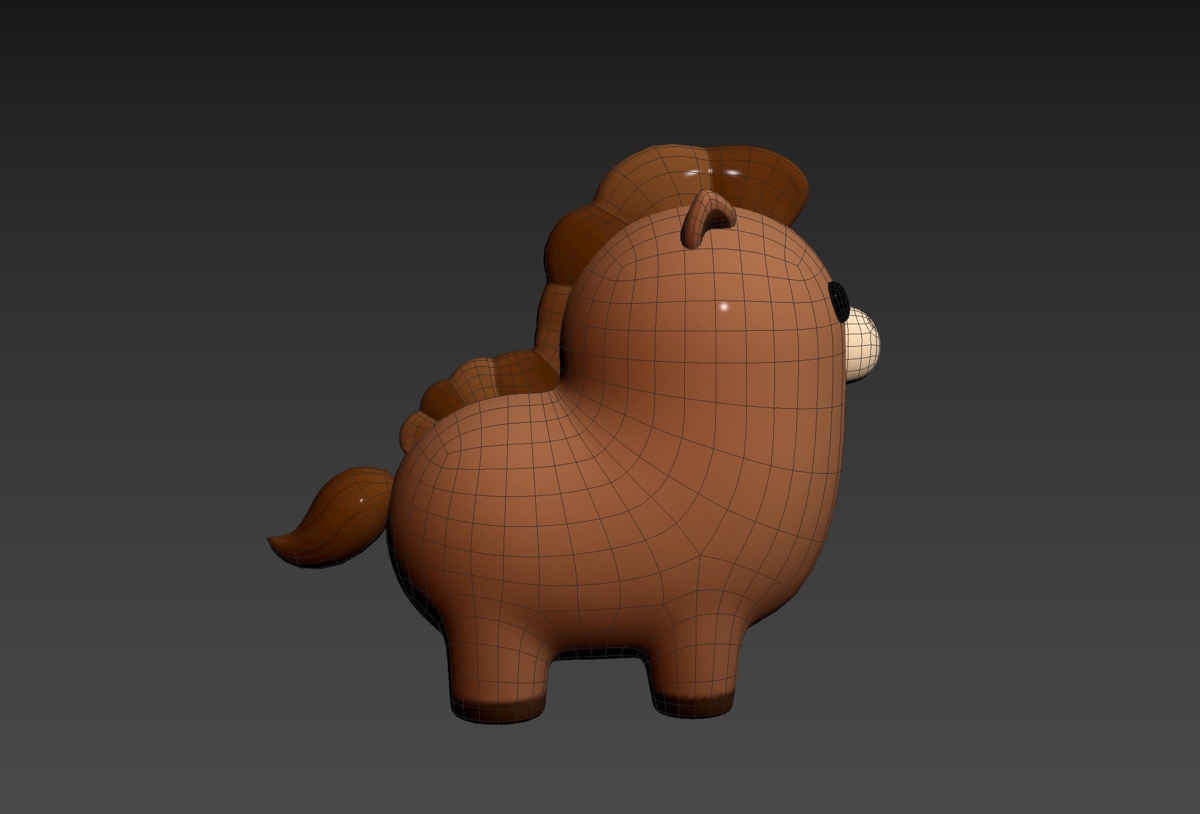 Horse Character 3D model_17