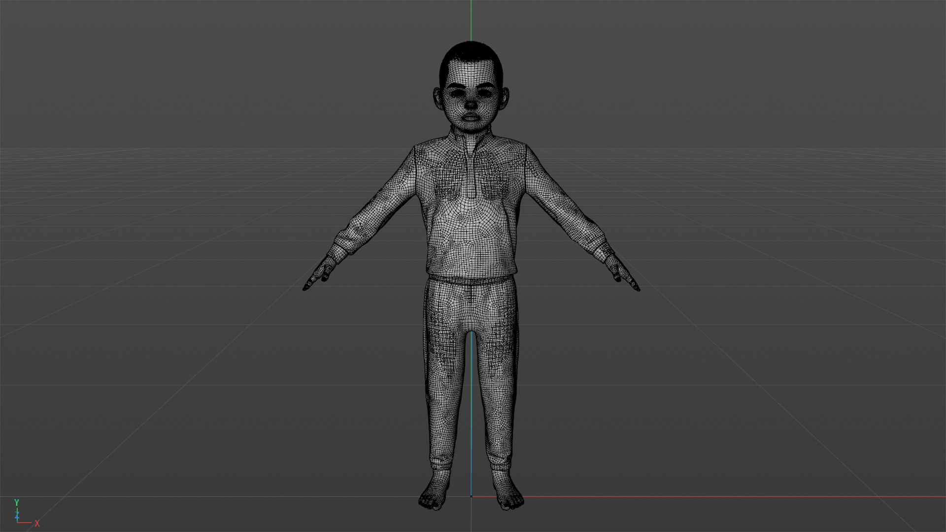 Realistic 3D Child 3D model_25