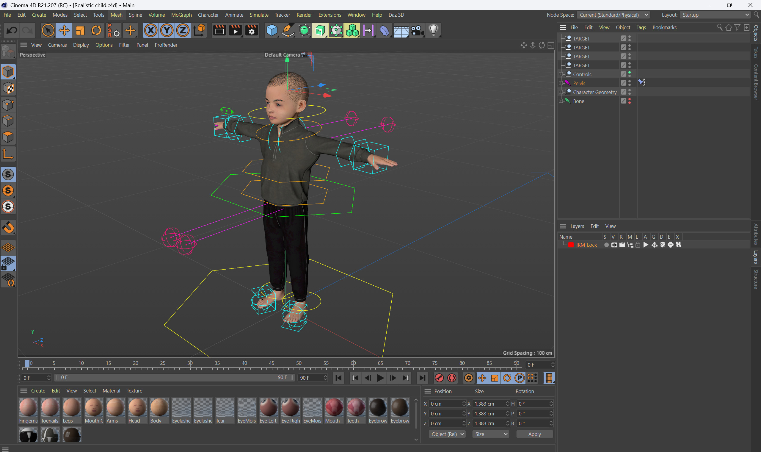 Realistic 3D Child 3D model_26