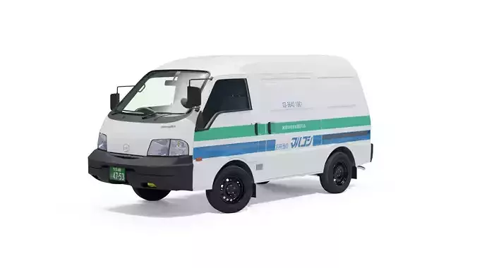 Mazda Bongo Van Marukosi 2000 Low-poly 3D model
