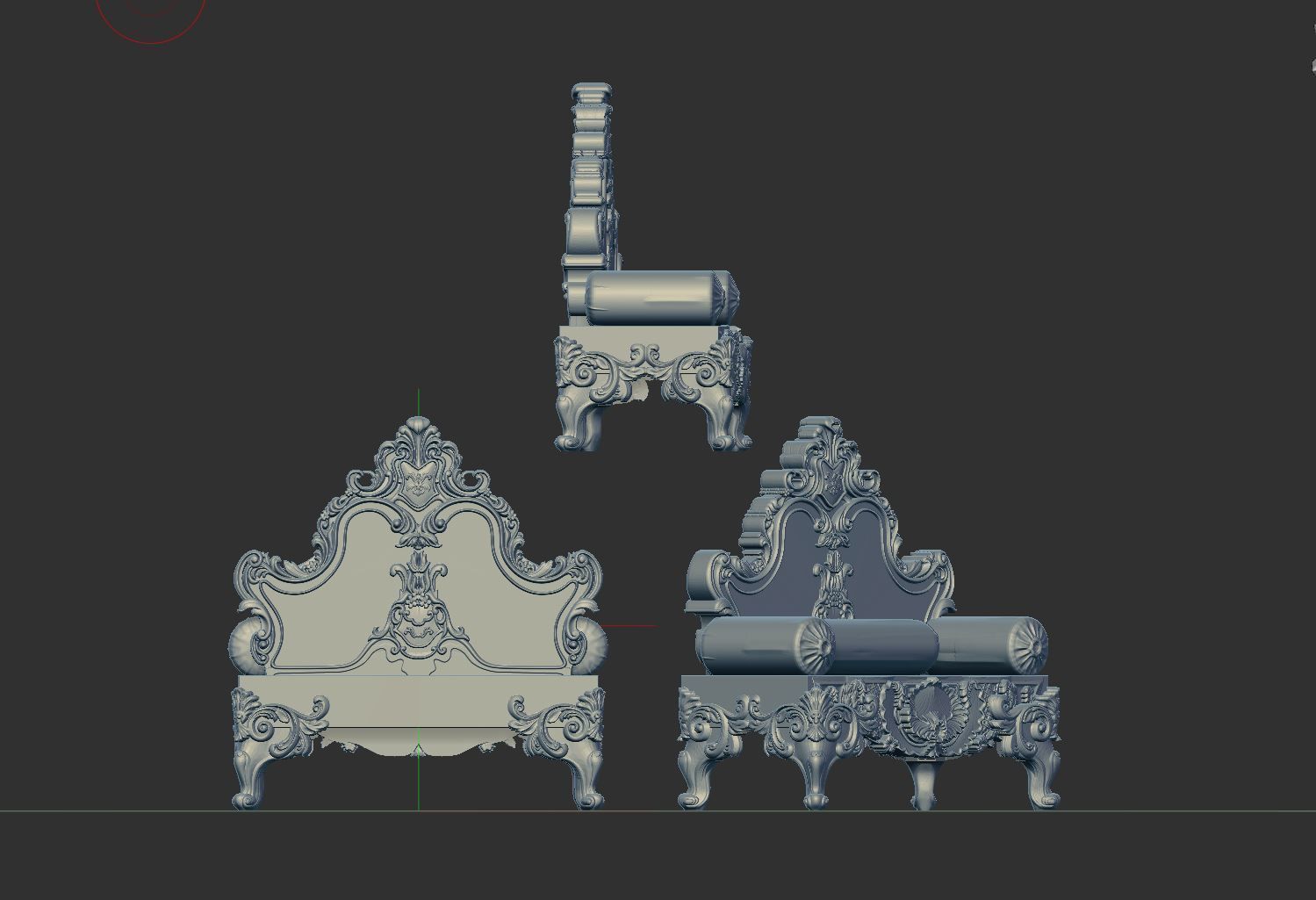 sofa  3D print model_6