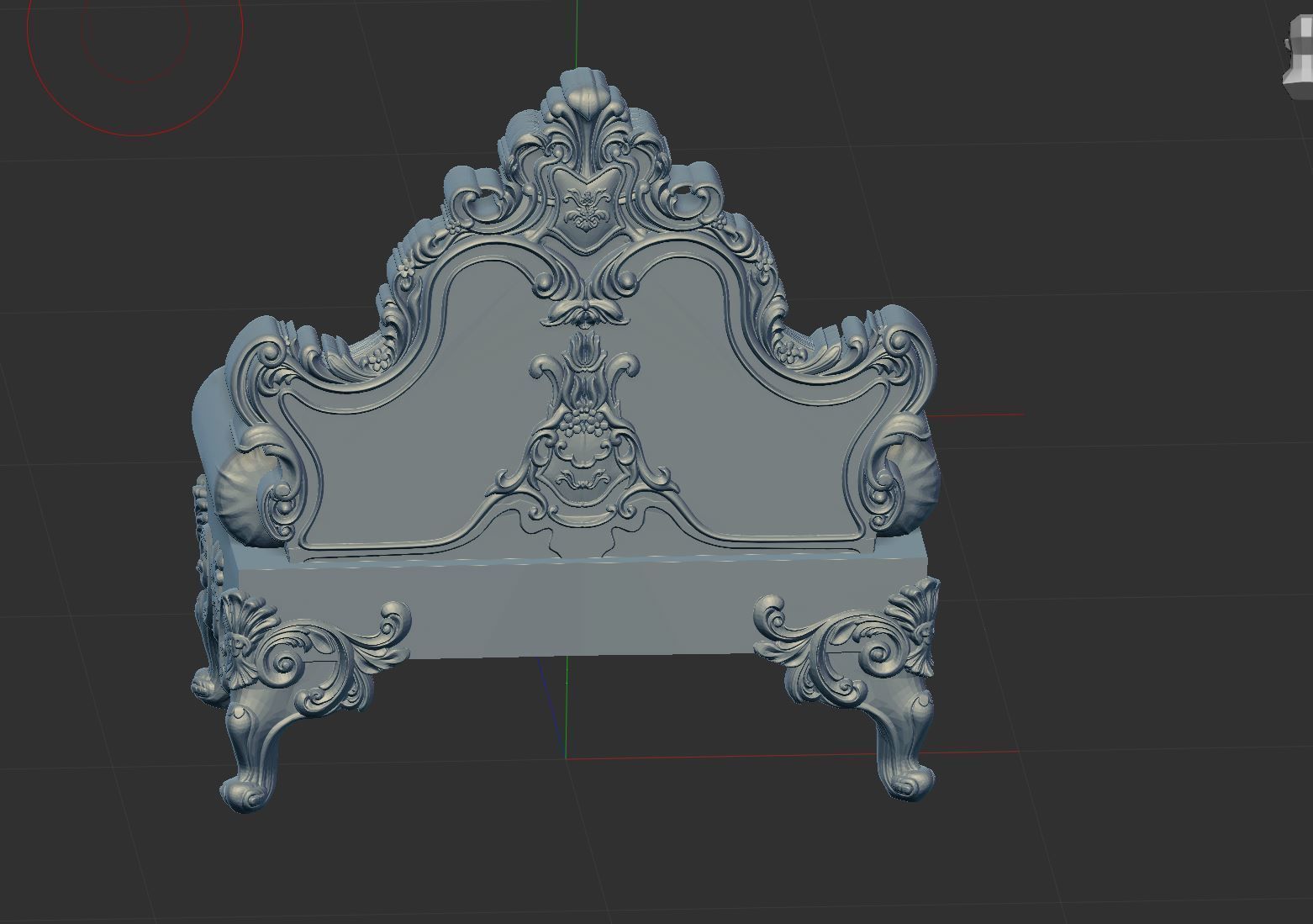 sofa  3D print model_10