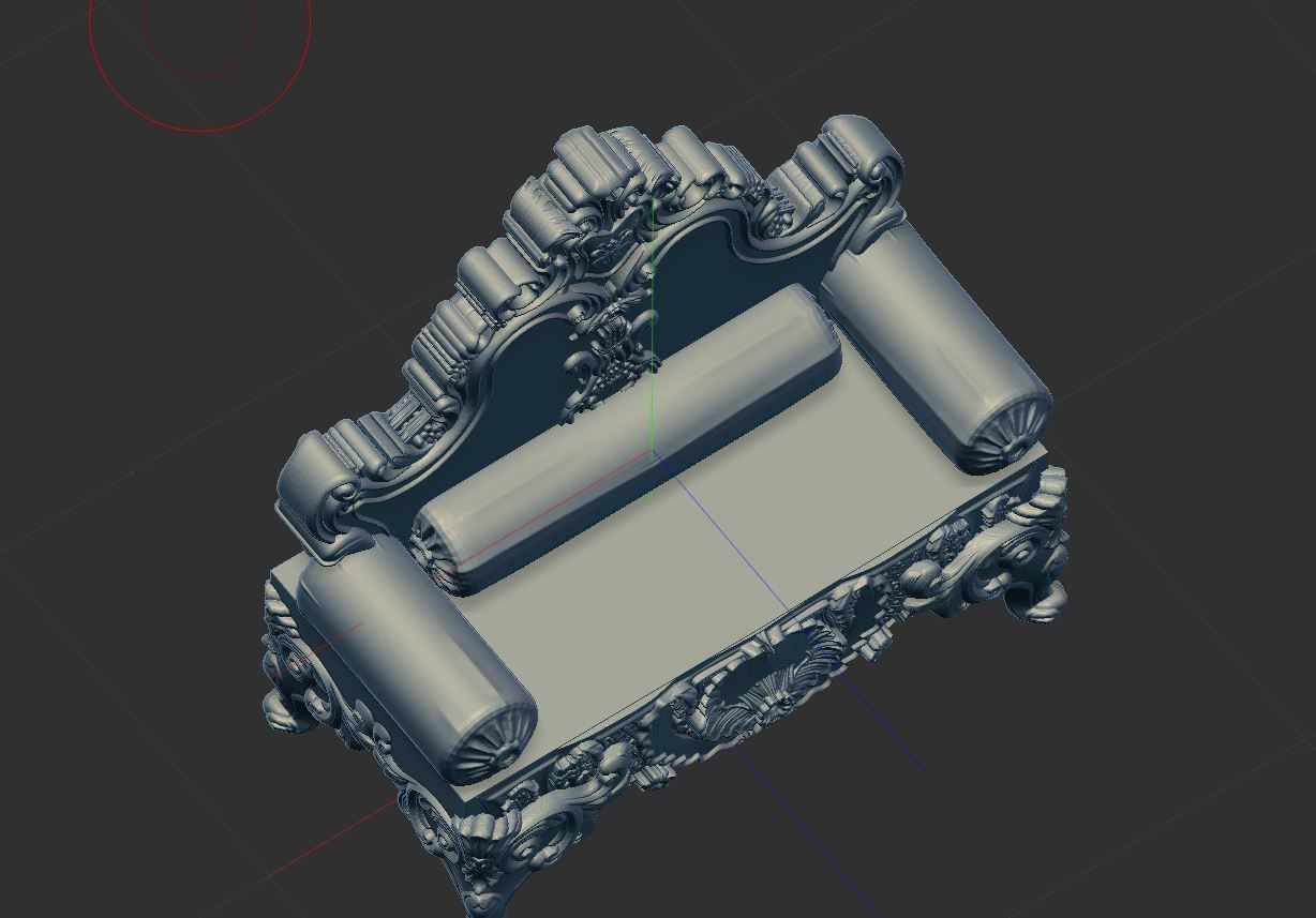 sofa  3D print model_11