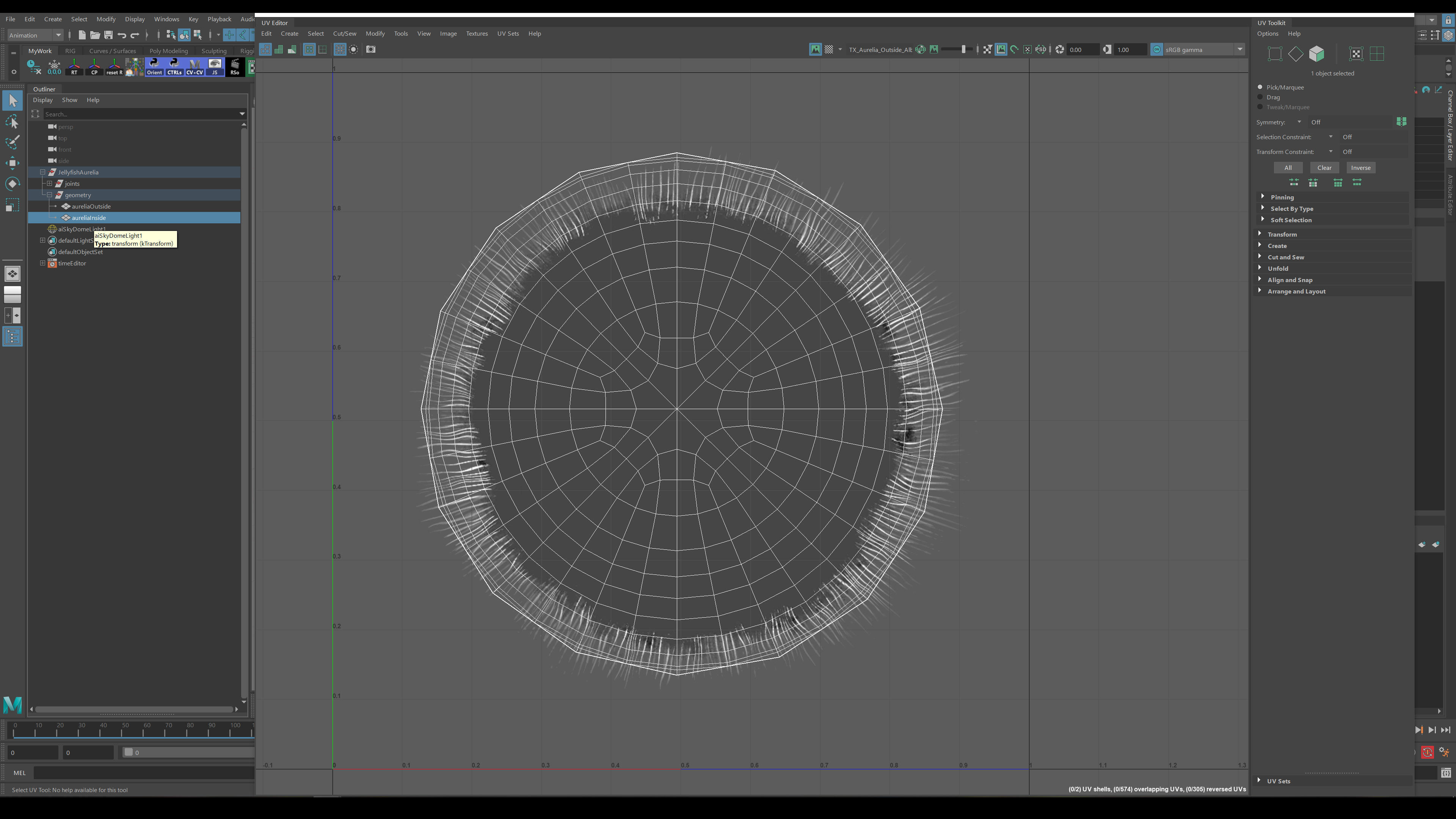 Jellyfish Pack 5 Low-poly 3D model_19