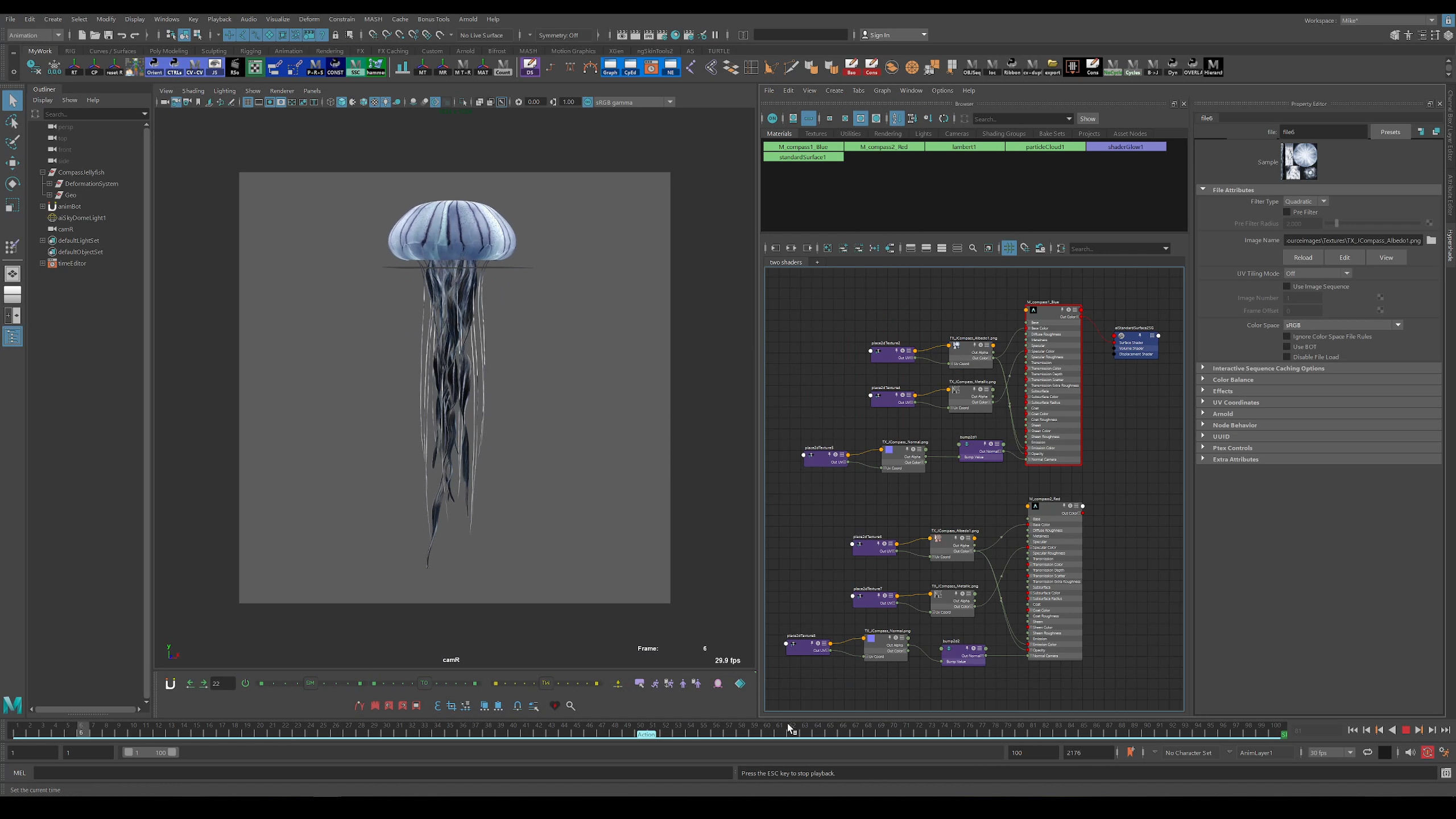 Jellyfish Pack 5 Low-poly 3D model_13