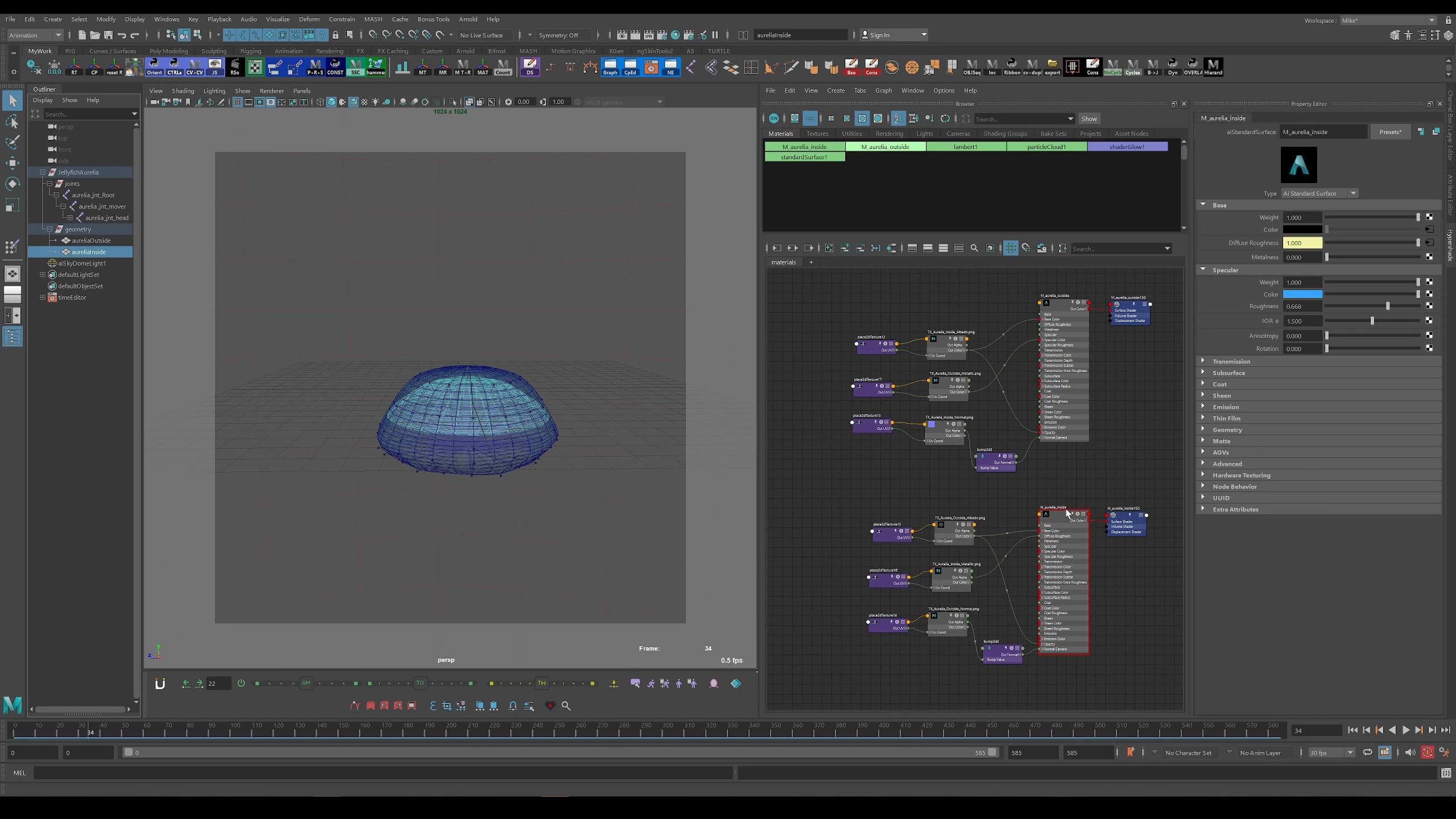 Jellyfish Pack 5 Low-poly 3D model_6