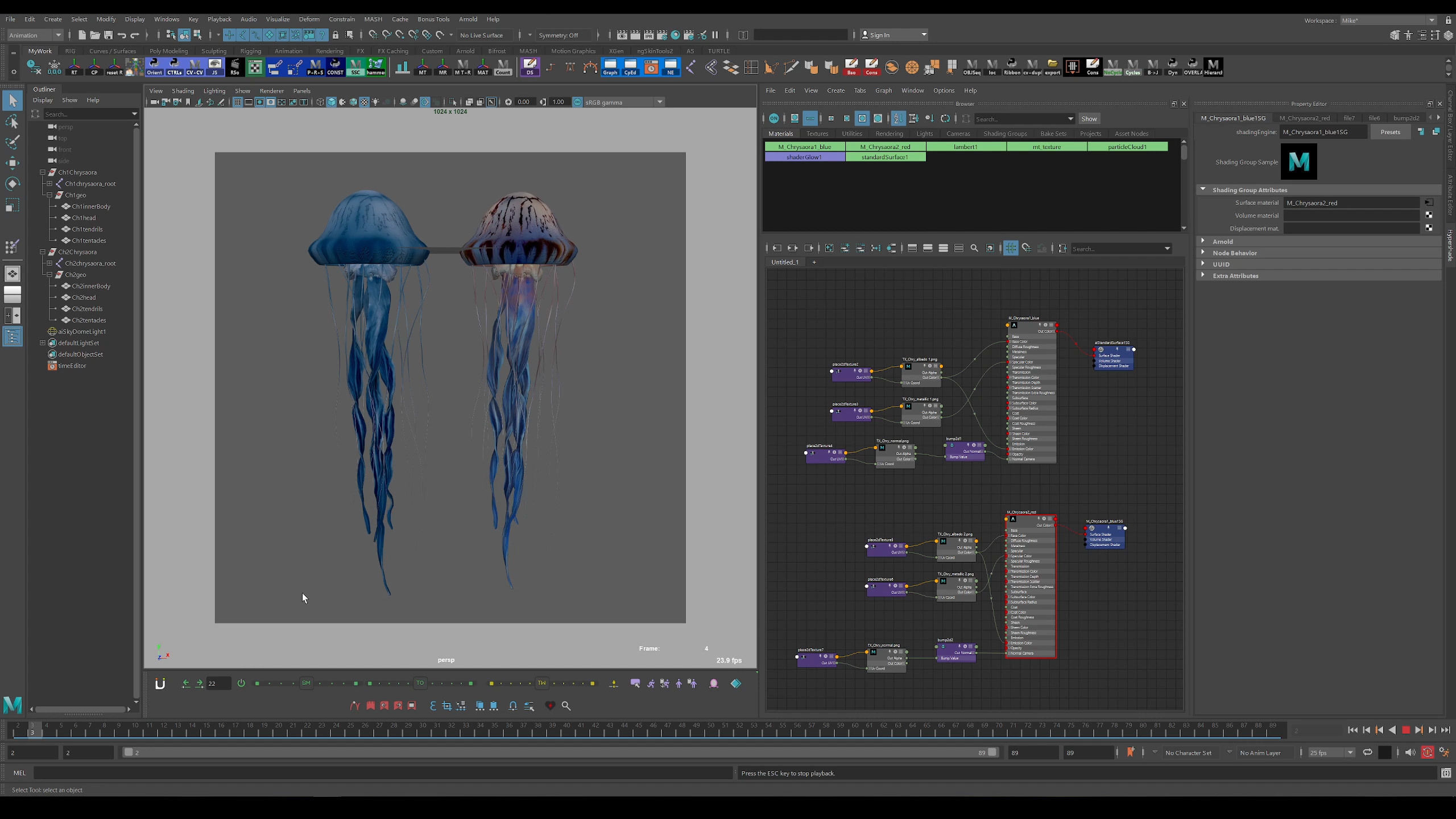 Jellyfish Pack 5 Low-poly 3D model_7