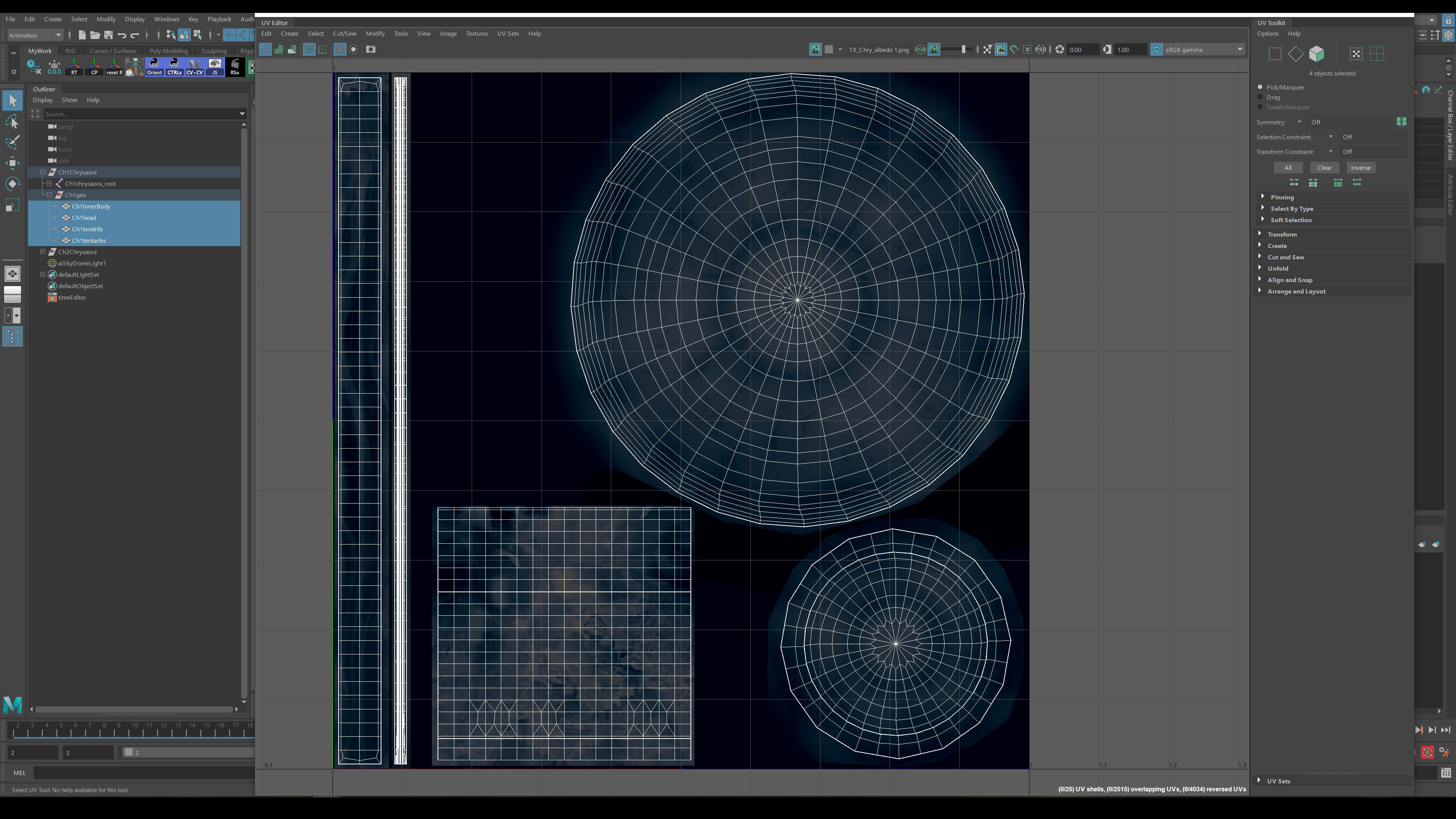 Jellyfish Pack 5 Low-poly 3D model_20