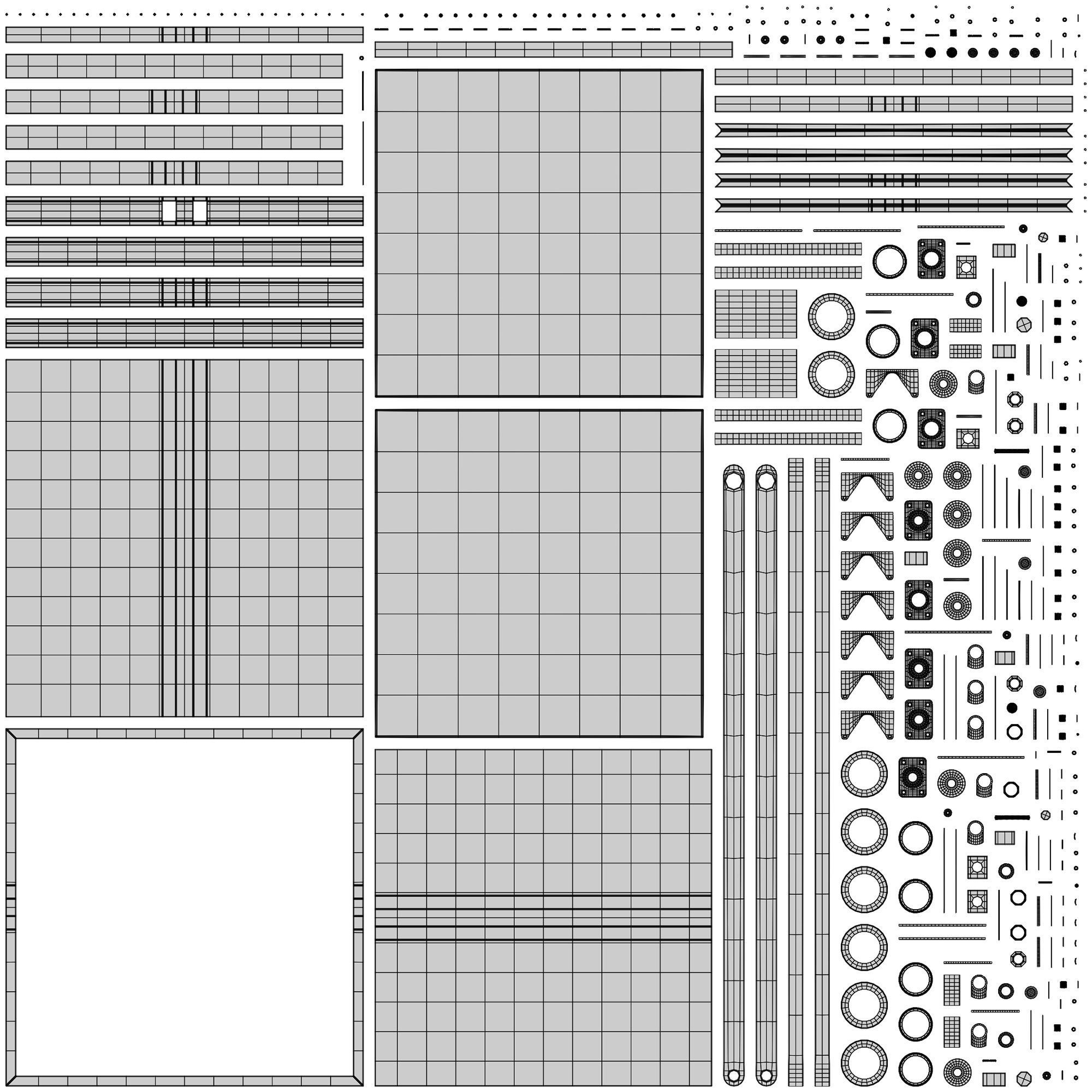 Hand Truck 3D Model Low-poly 3D model_35
