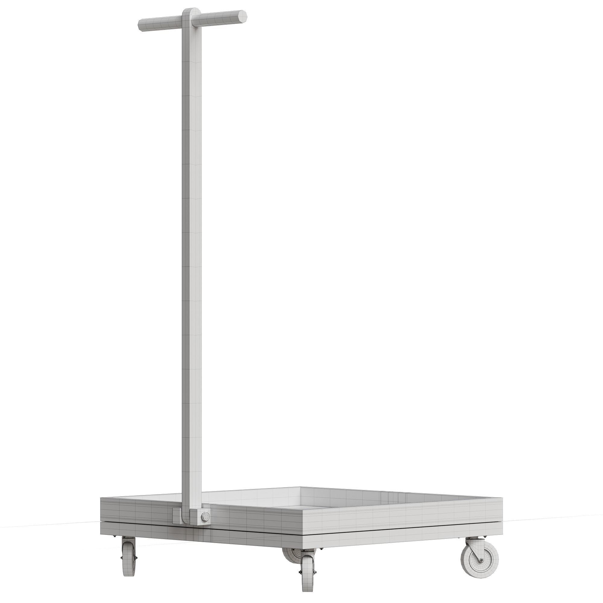Hand Truck 3D Model Low-poly 3D model_12