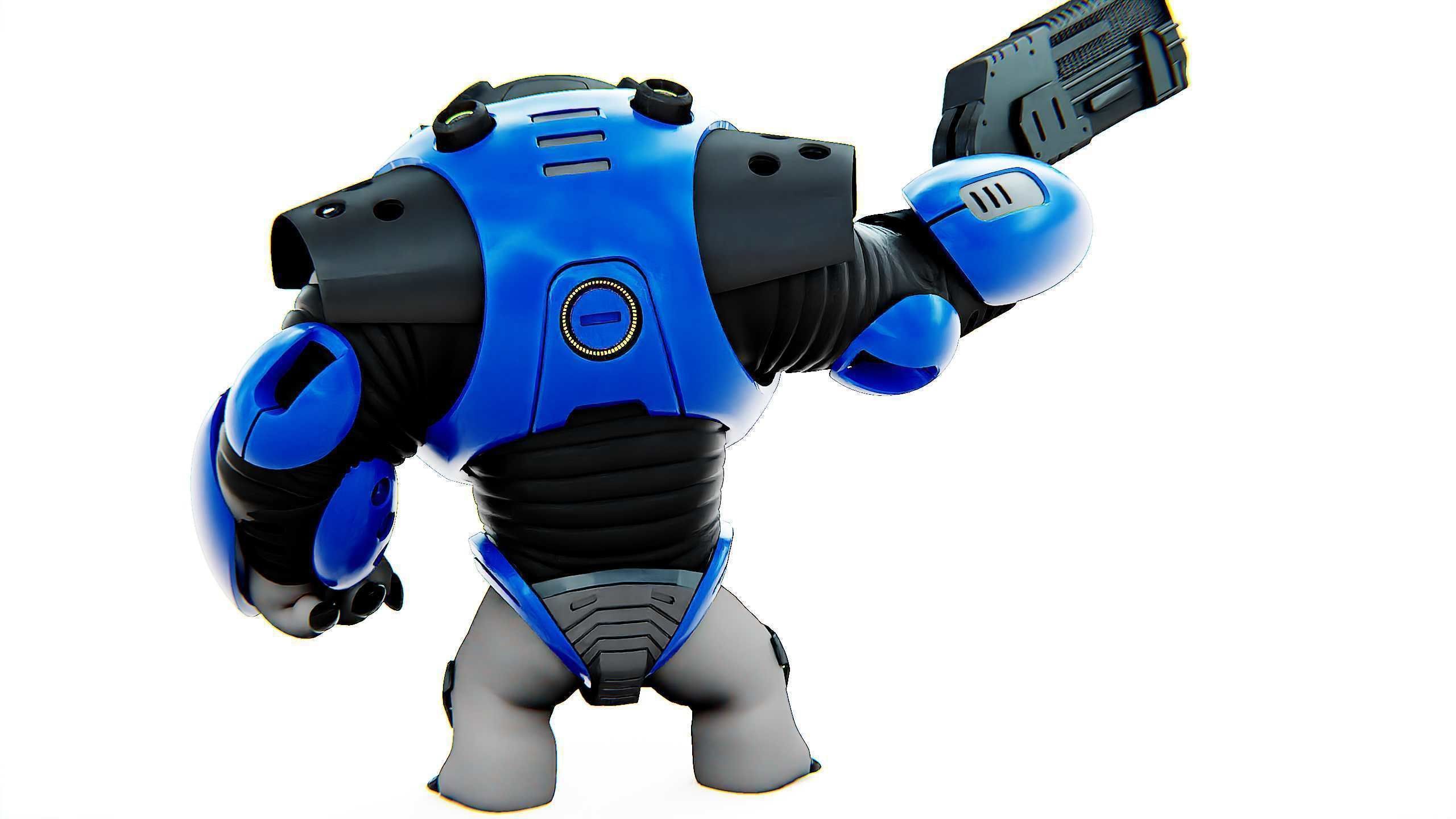 ALIEN TROOPER 10-V Rigged for Unreal Engine - Unity - MIXAMO 3D model_12