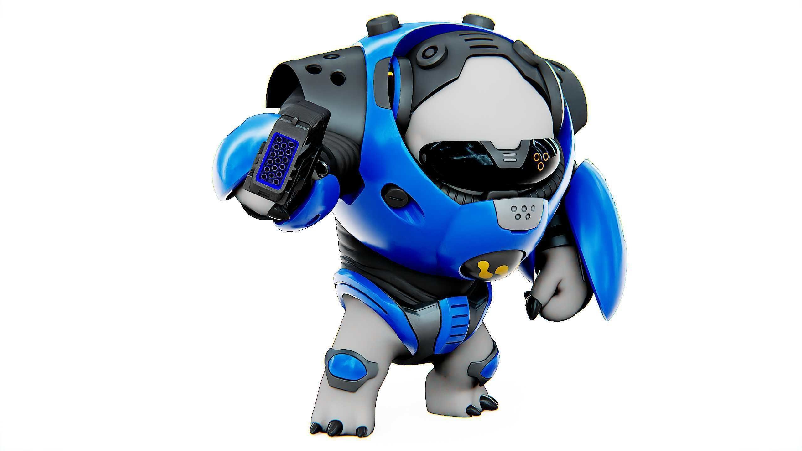 ALIEN TROOPER 10-V Rigged for Unreal Engine - Unity - MIXAMO 3D model_2