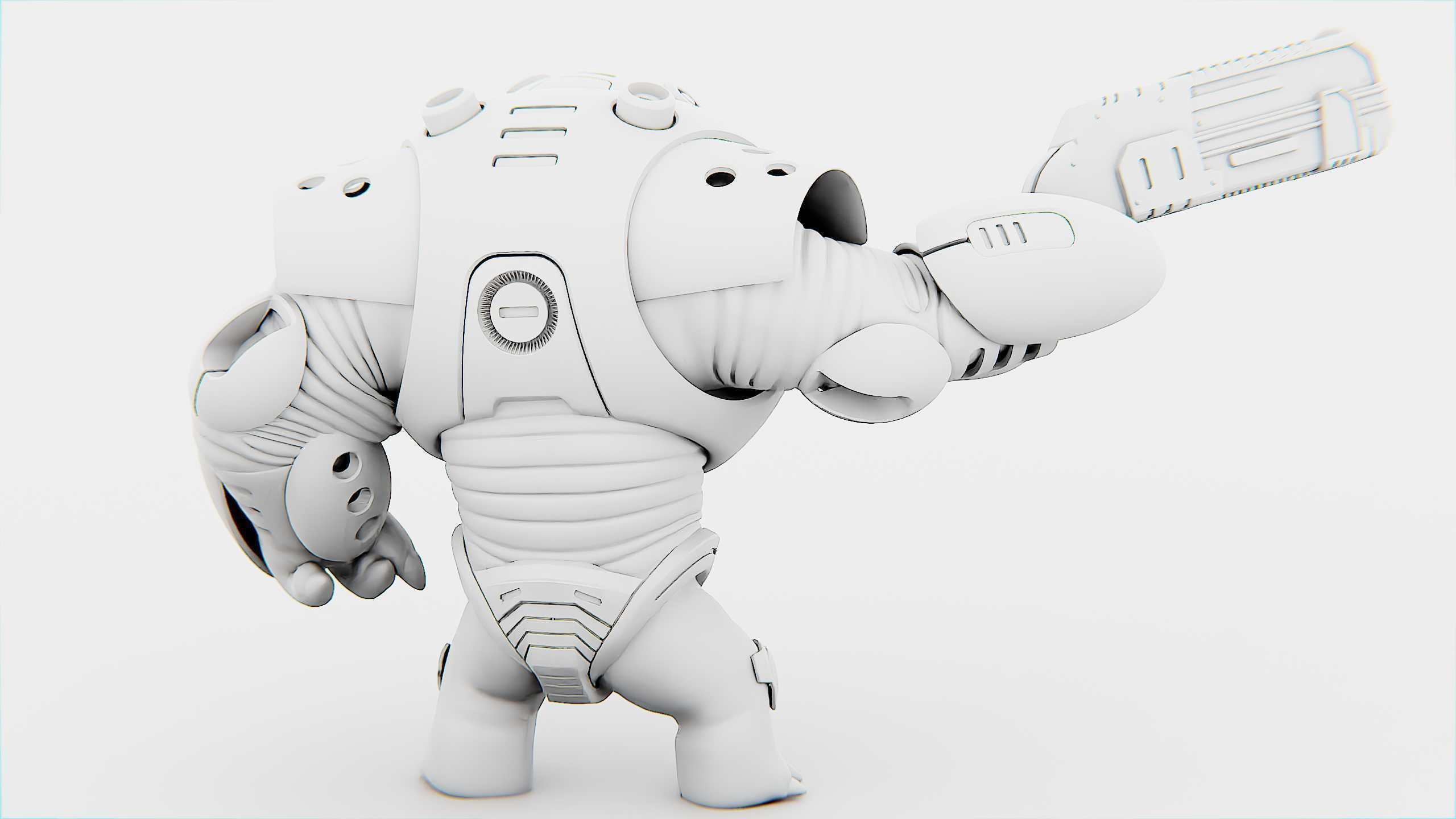 ALIEN TROOPER 10-V Rigged for Unreal Engine - Unity - MIXAMO 3D model_33