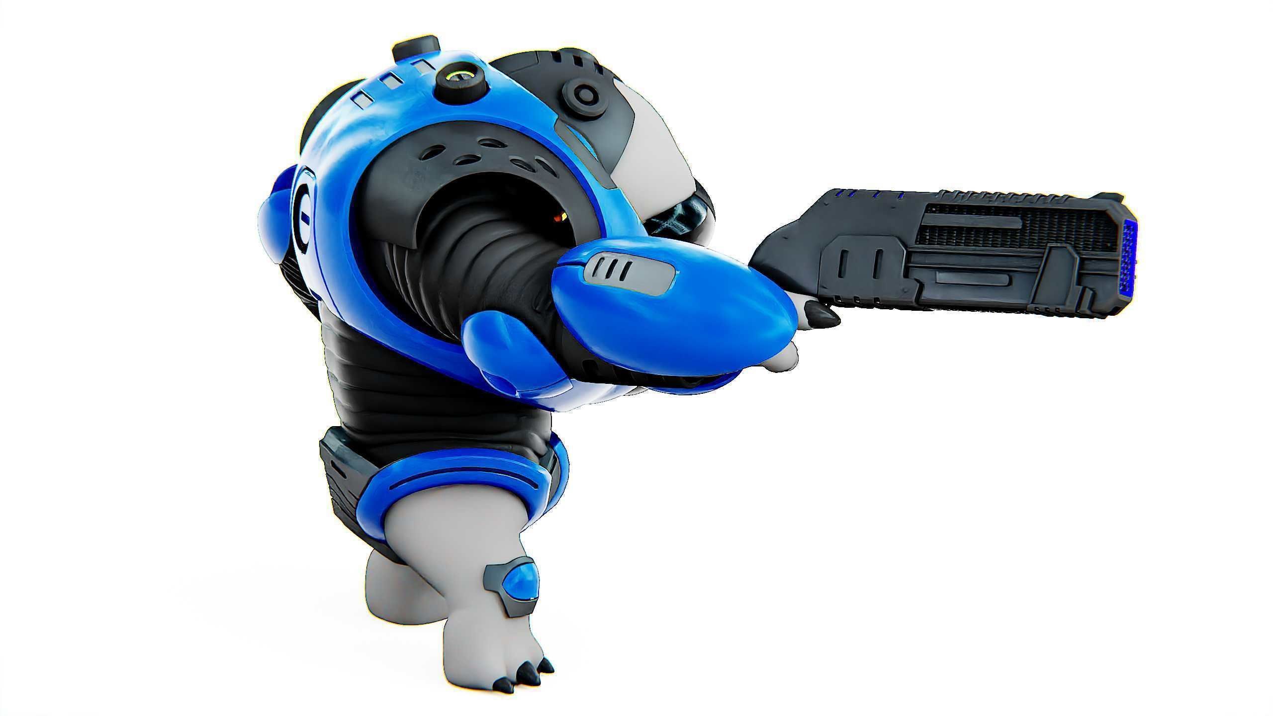 ALIEN TROOPER 10-V Rigged for Unreal Engine - Unity - MIXAMO 3D model_7