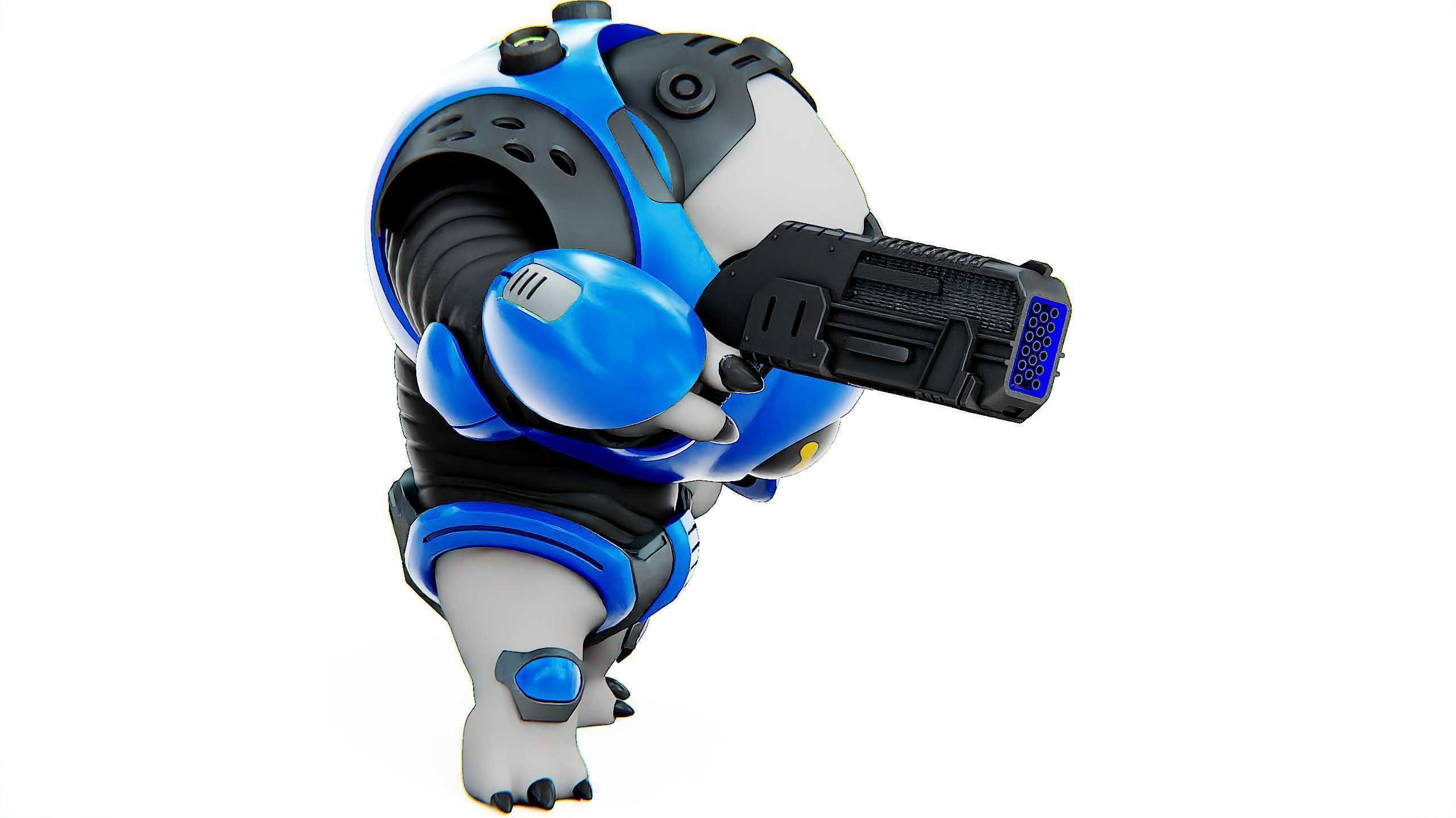 ALIEN TROOPER 10-V Rigged for Unreal Engine - Unity - MIXAMO 3D model_5