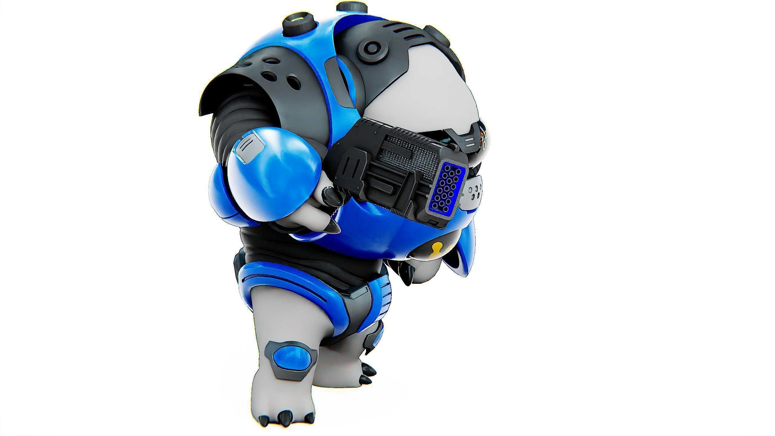 ALIEN TROOPER 10-V Rigged for Unreal Engine - Unity - MIXAMO 3D model_4