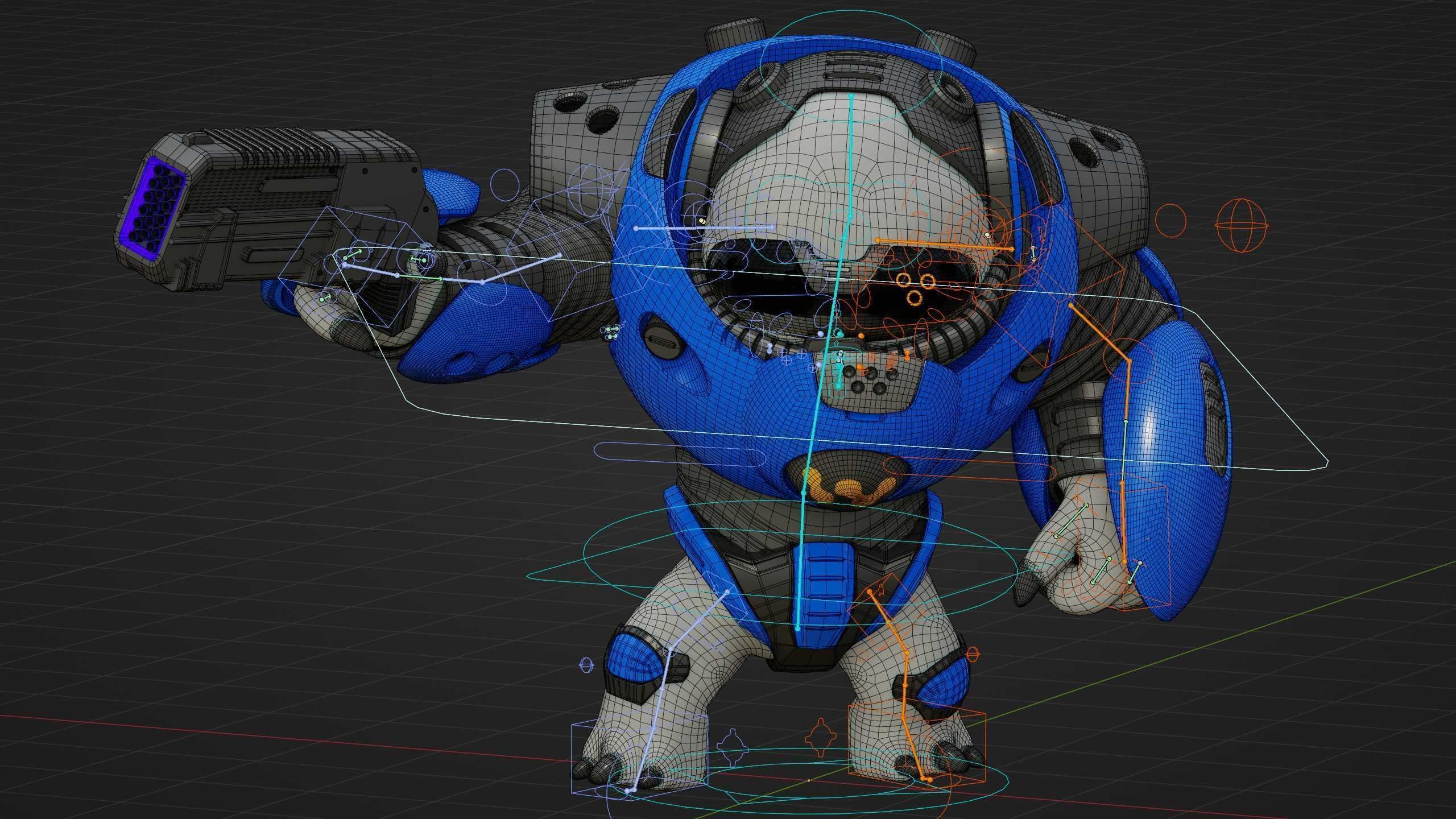 ALIEN TROOPER 10-V Rigged for Unreal Engine - Unity - MIXAMO 3D model_37