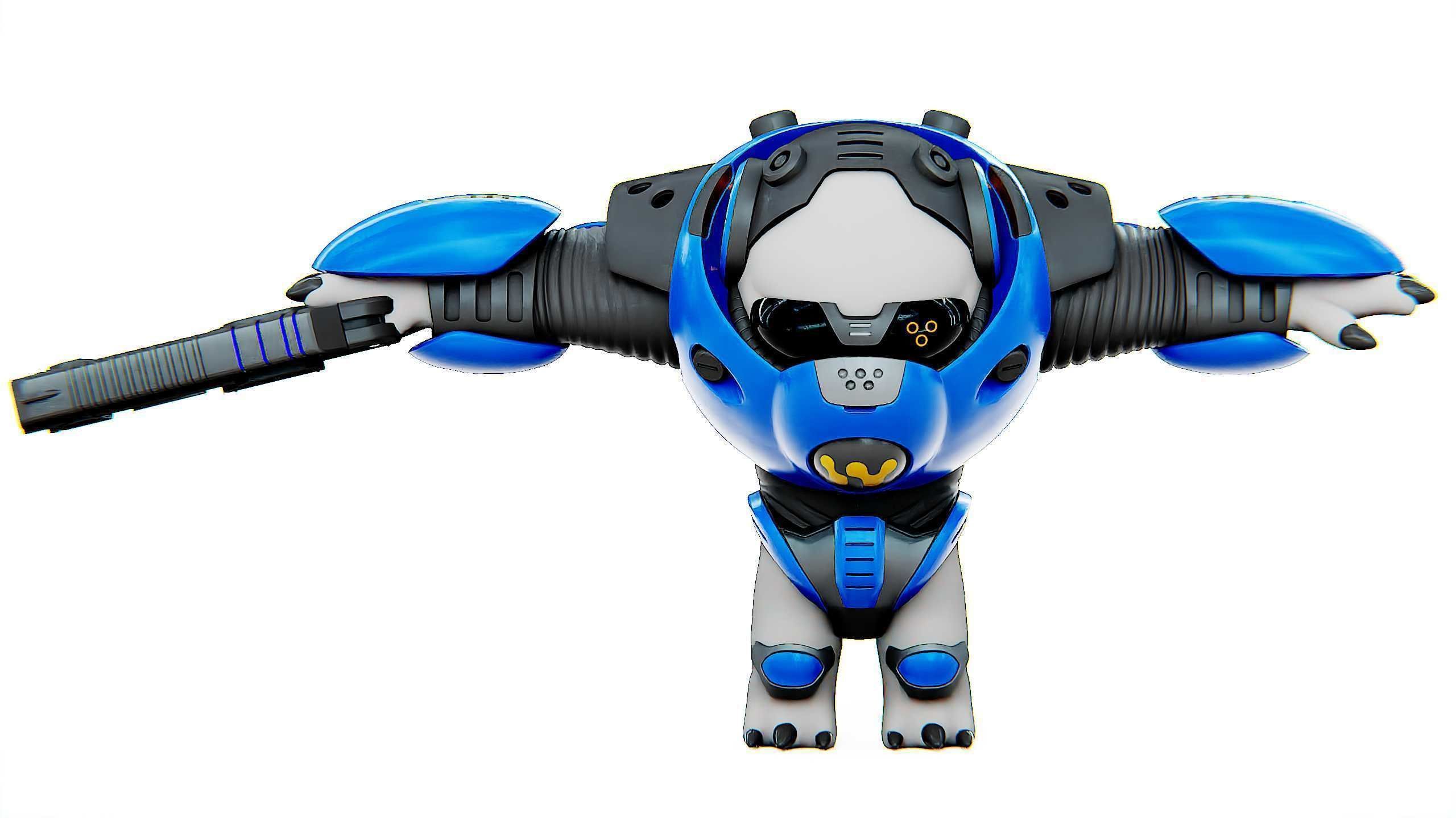 ALIEN TROOPER 10-V Rigged for Unreal Engine - Unity - MIXAMO 3D model_30