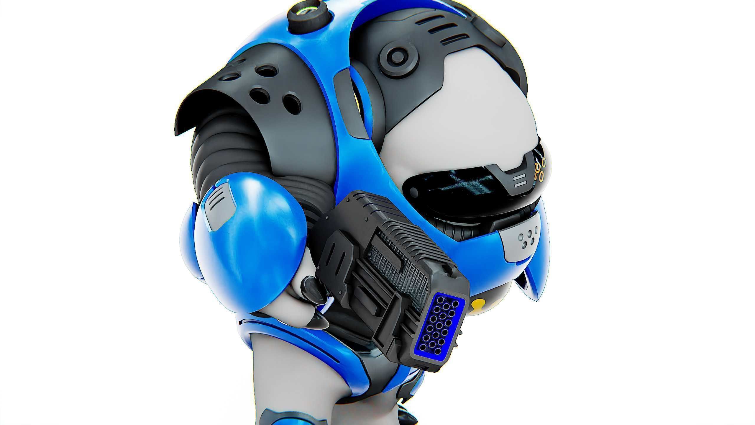 ALIEN TROOPER 10-V Rigged for Unreal Engine - Unity - MIXAMO 3D model_23