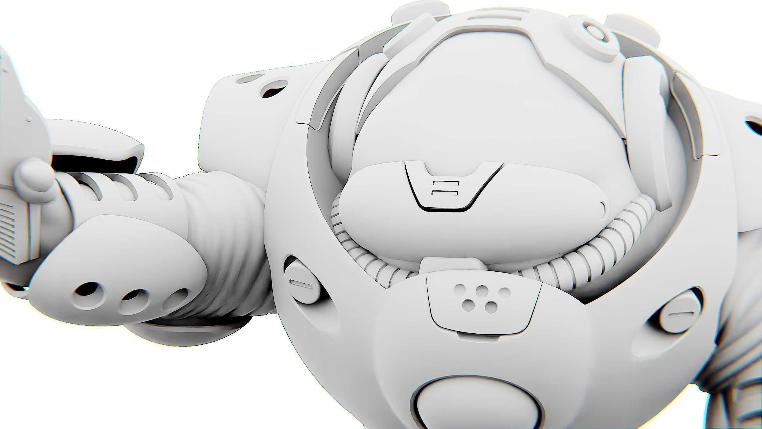 ALIEN TROOPER 10-V Rigged for Unreal Engine - Unity - MIXAMO 3D model_34