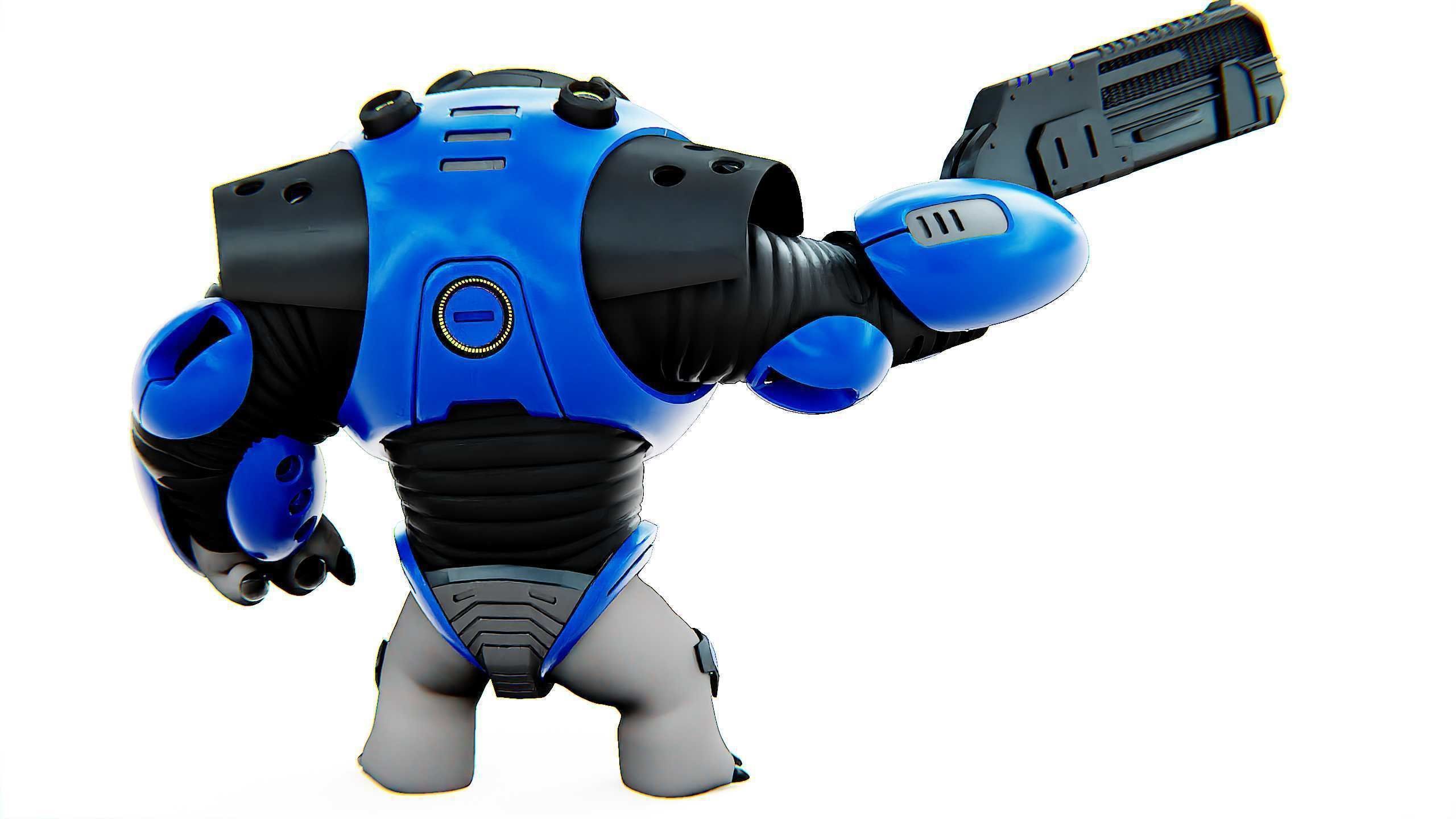 ALIEN TROOPER 10-V Rigged for Unreal Engine - Unity - MIXAMO 3D model_11