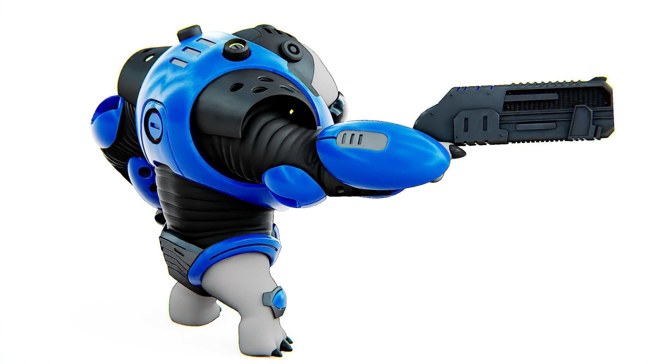 ALIEN TROOPER 10-V Rigged for Unreal Engine - Unity - MIXAMO 3D model_8