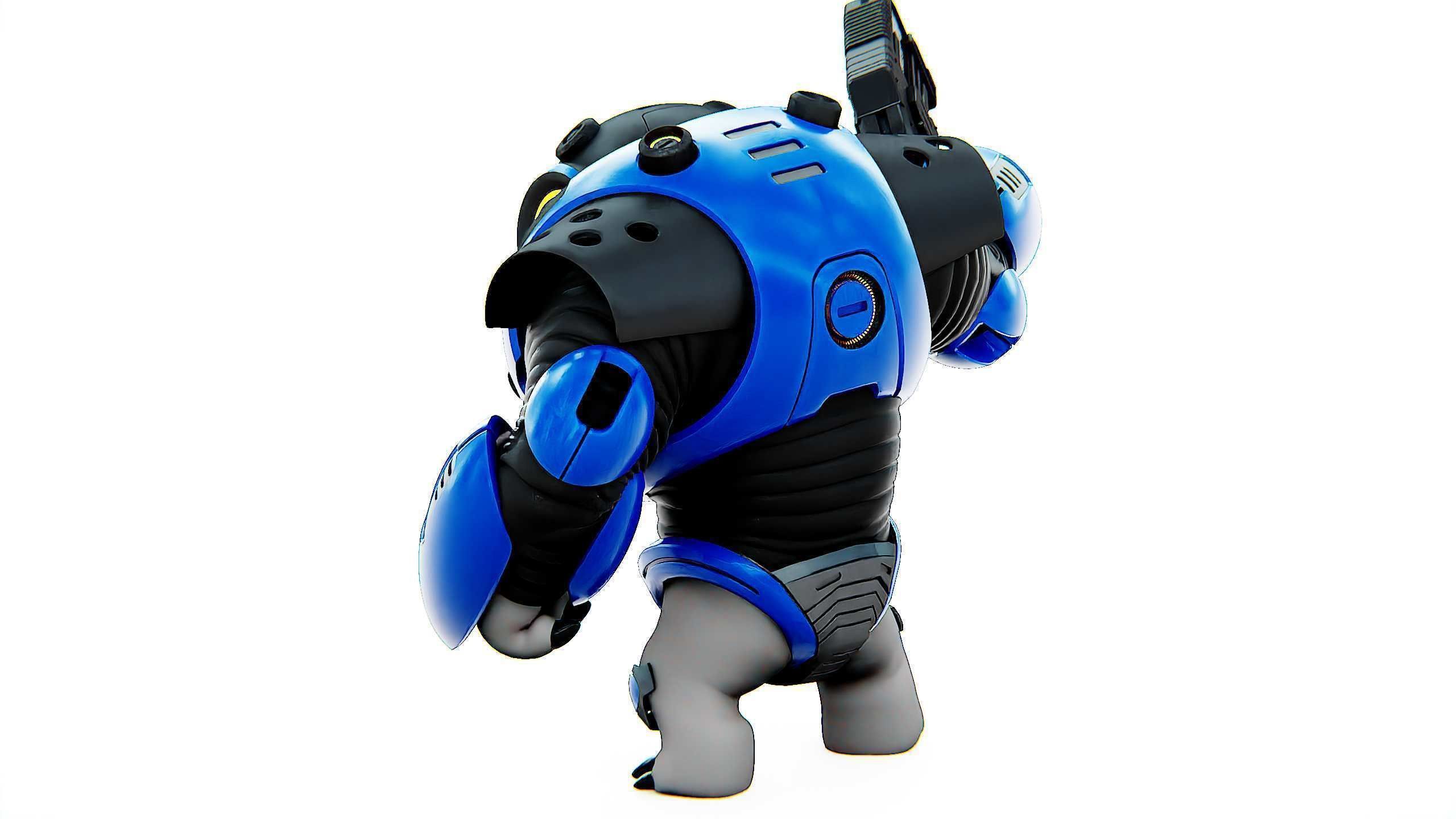 ALIEN TROOPER 10-V Rigged for Unreal Engine - Unity - MIXAMO 3D model_14