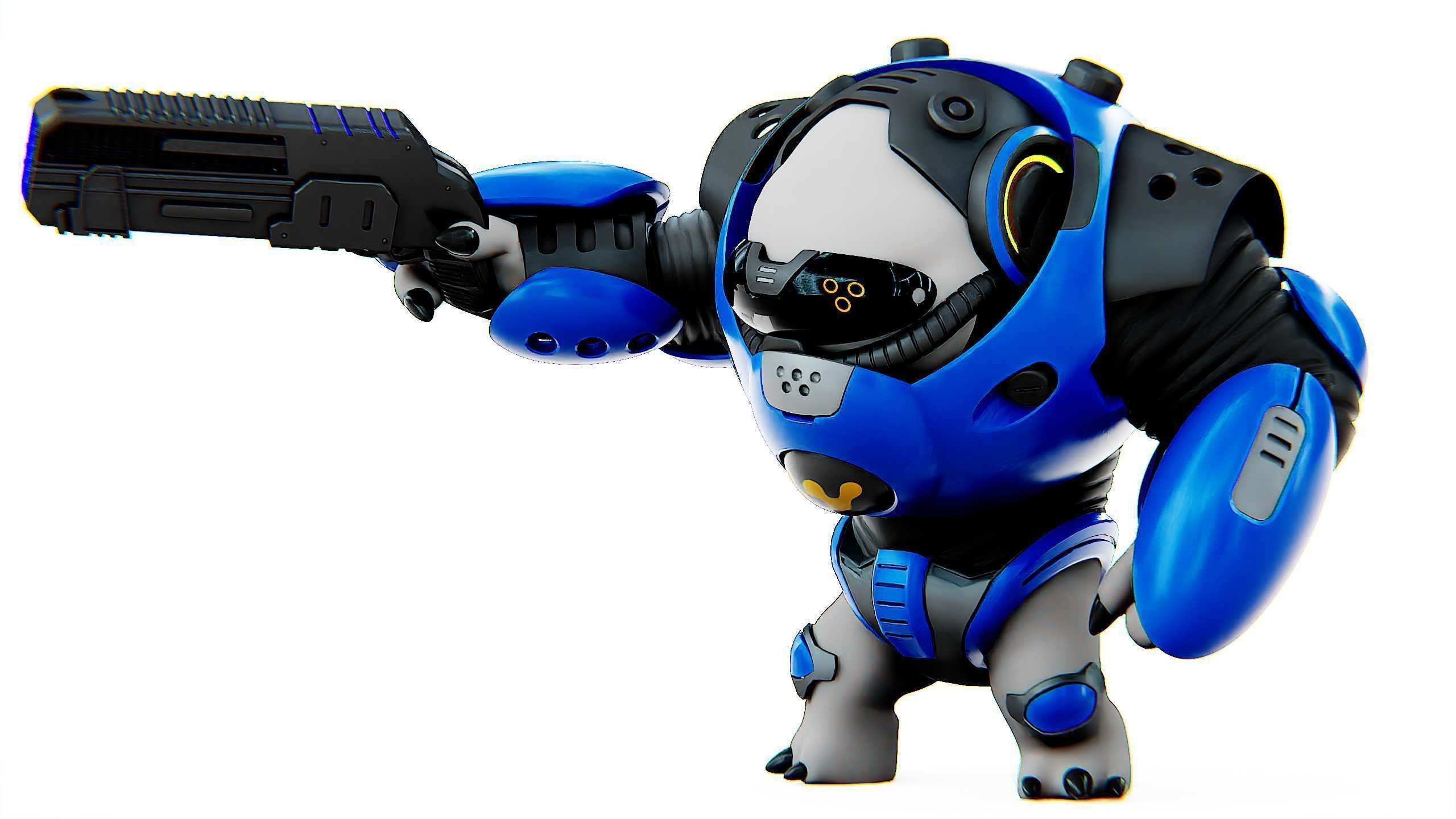 ALIEN TROOPER 10-V Rigged for Unreal Engine - Unity - MIXAMO 3D model_20