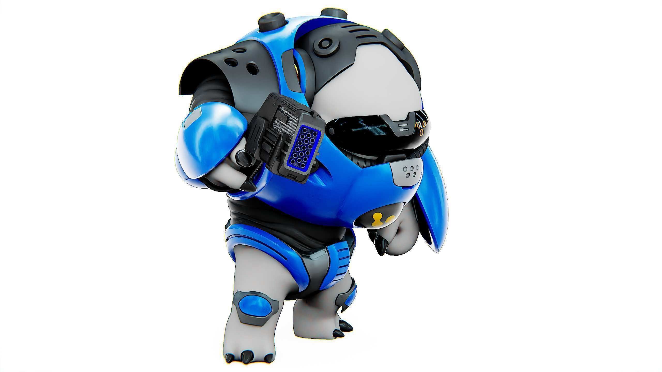 ALIEN TROOPER 10-V Rigged for Unreal Engine - Unity - MIXAMO 3D model_3