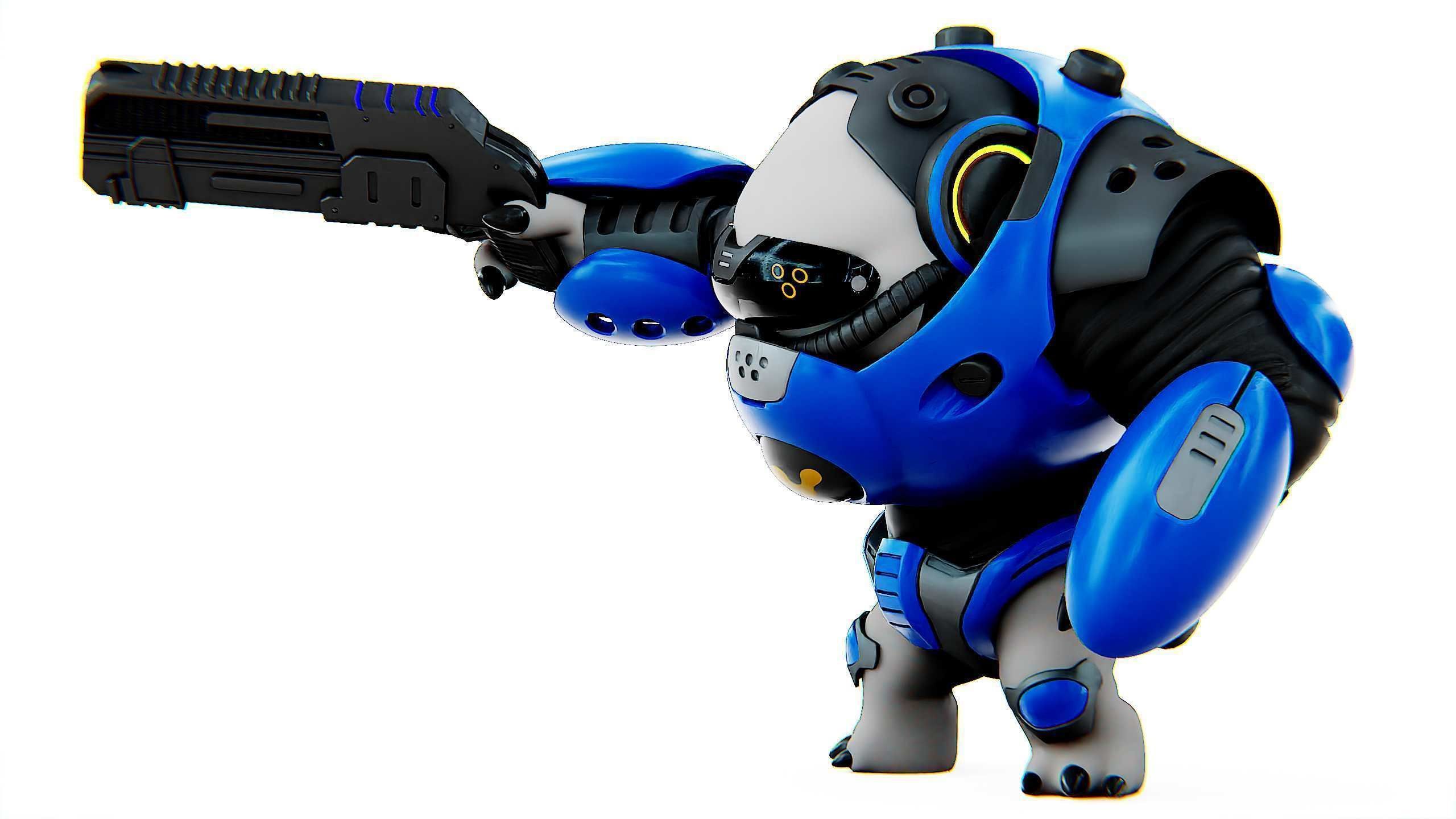 ALIEN TROOPER 10-V Rigged for Unreal Engine - Unity - MIXAMO 3D model_19