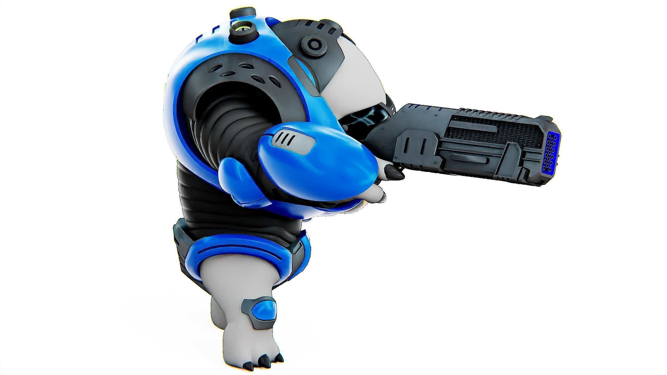 ALIEN TROOPER 10-V Rigged for Unreal Engine - Unity - MIXAMO 3D model_6