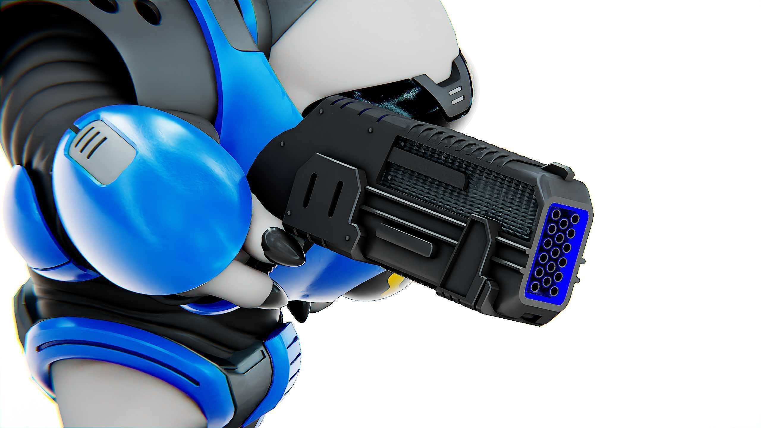 ALIEN TROOPER 10-V Rigged for Unreal Engine - Unity - MIXAMO 3D model_29