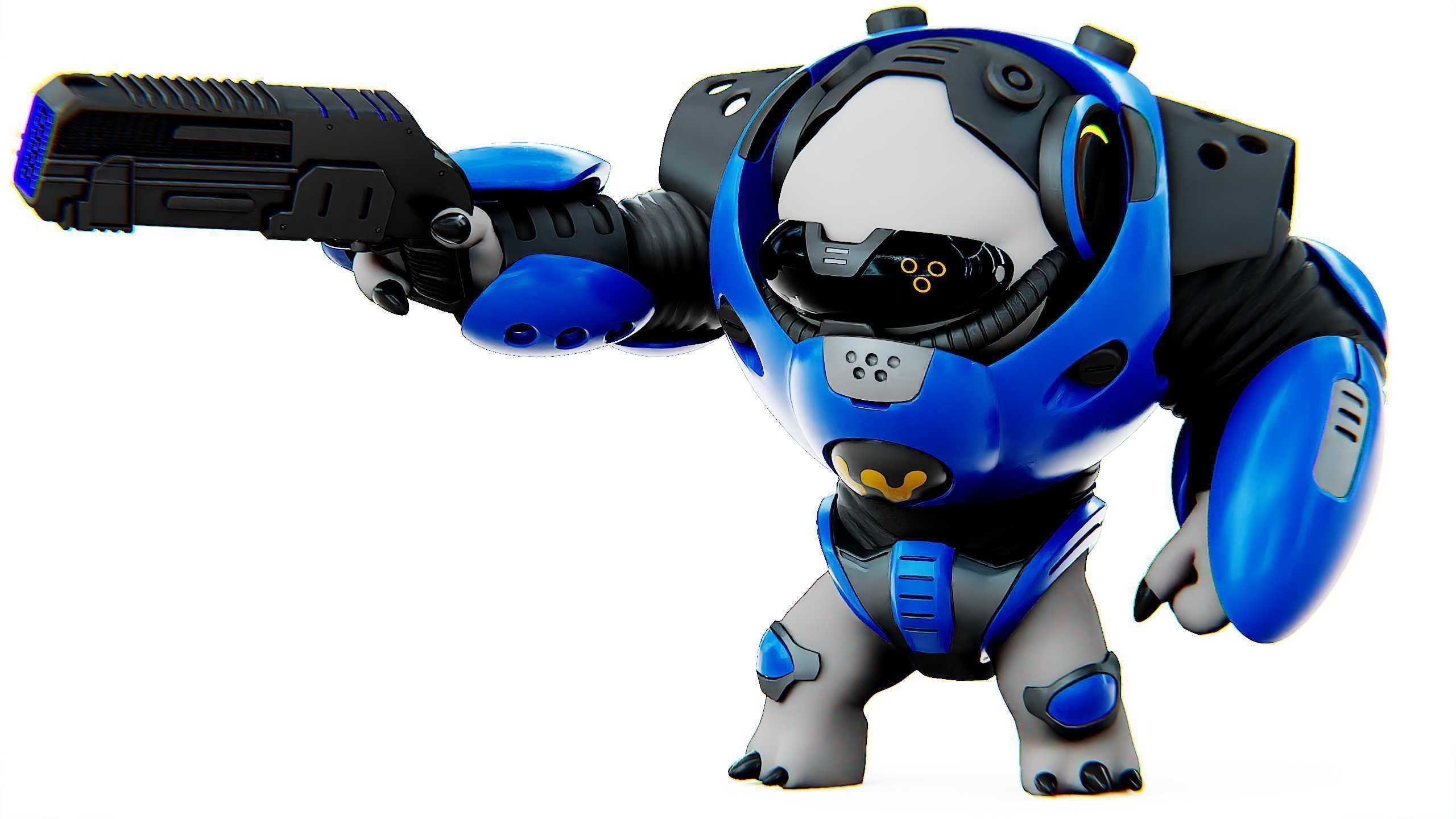 ALIEN TROOPER 10-V Rigged for Unreal Engine - Unity - MIXAMO 3D model_21