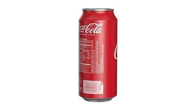Coca Cola Drink Can 473ml 26 Low-poly 3D model 4