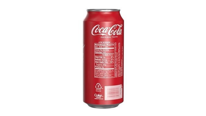 Coca Cola Drink Can 473ml 26 Low-poly 3D model 5