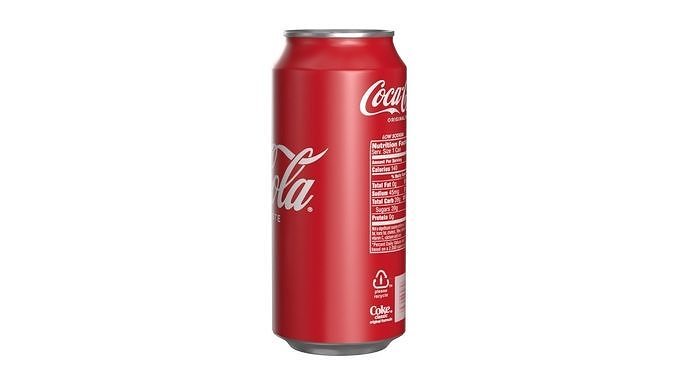 Coca Cola Drink Can 473ml 26 Low-poly 3D model 6