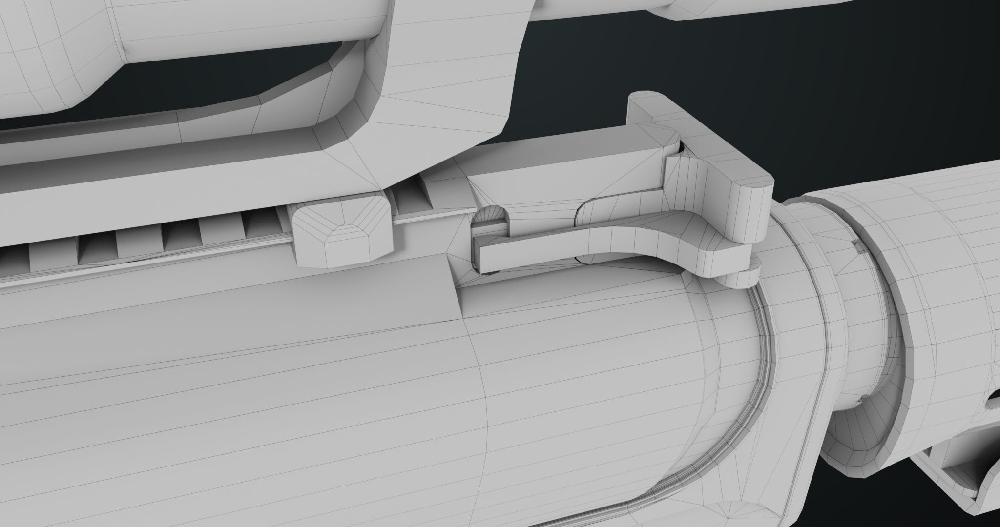 Machine Gun 09 Black All PBR Unity UE Textures Low-poly 3D model_52