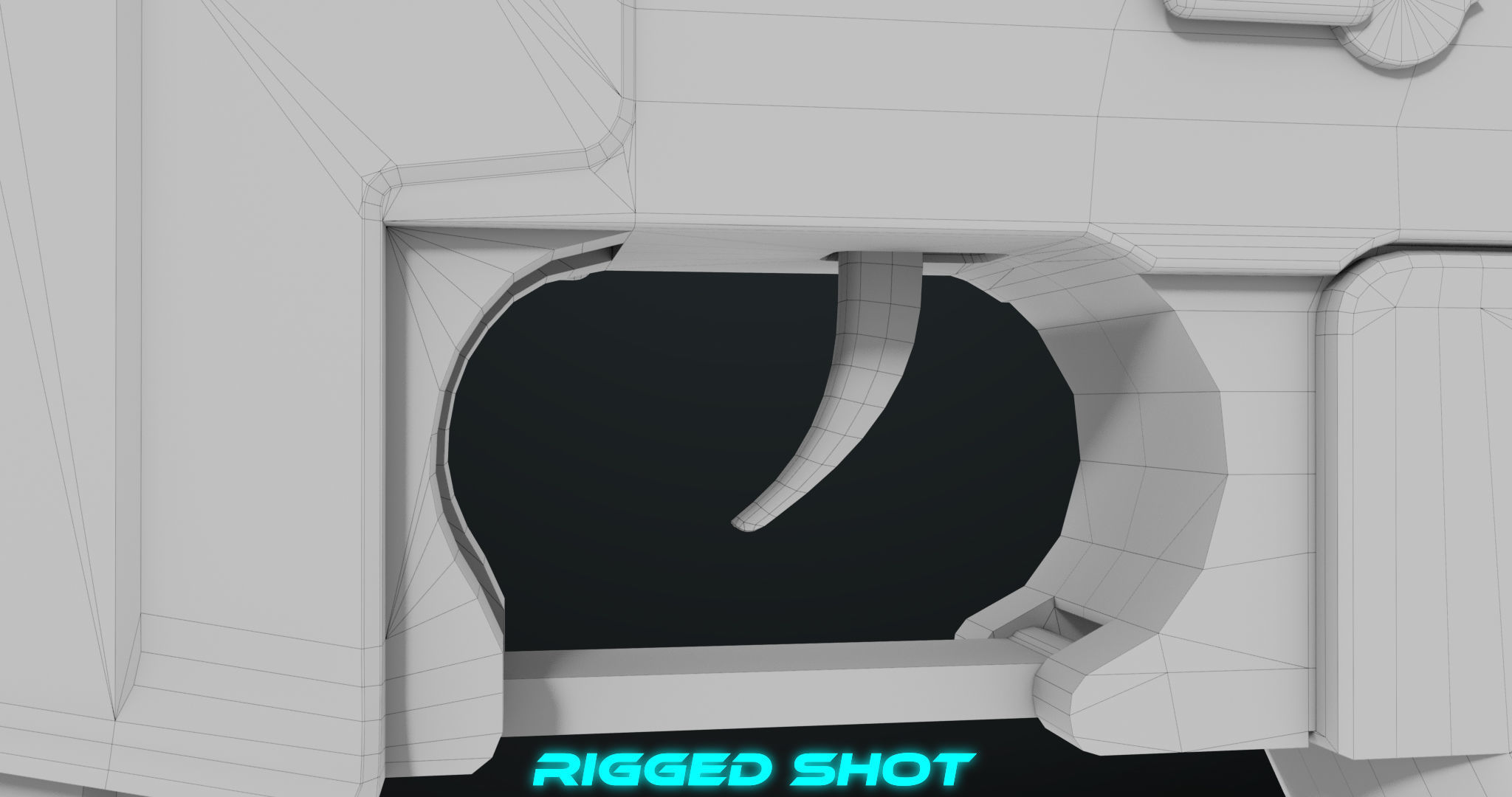 Machine Gun 09 Black All PBR Unity UE Textures Low-poly 3D model_60