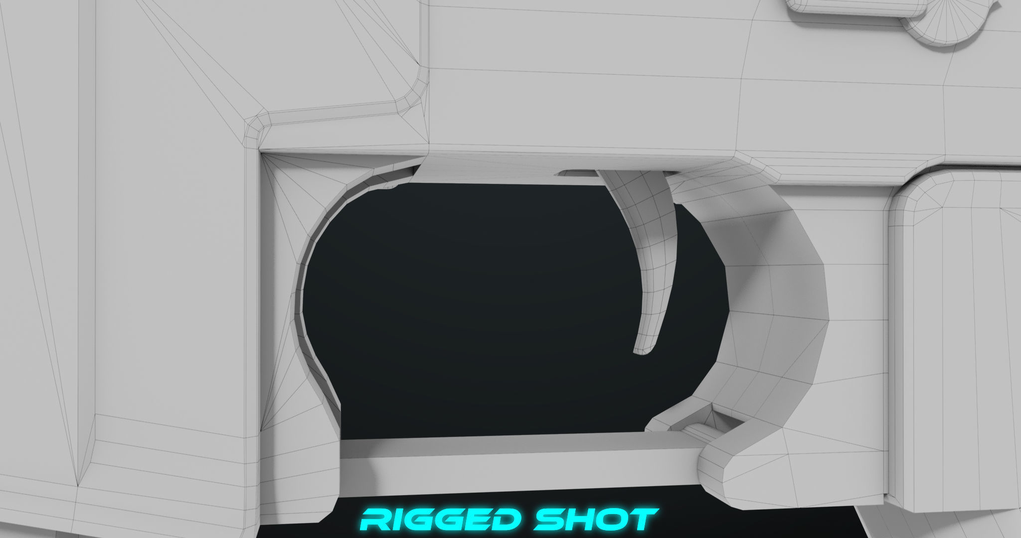 Machine Gun 09 Black All PBR Unity UE Textures Low-poly 3D model_61