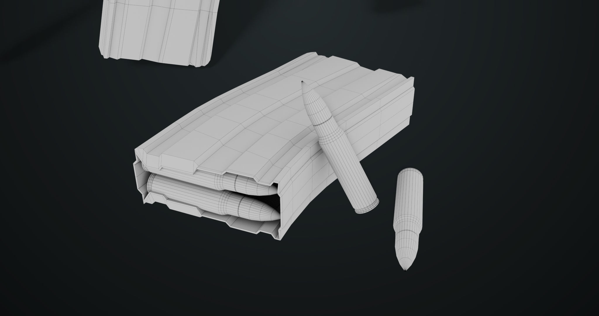 Machine Gun 09 Black All PBR Unity UE Textures Low-poly 3D model_50