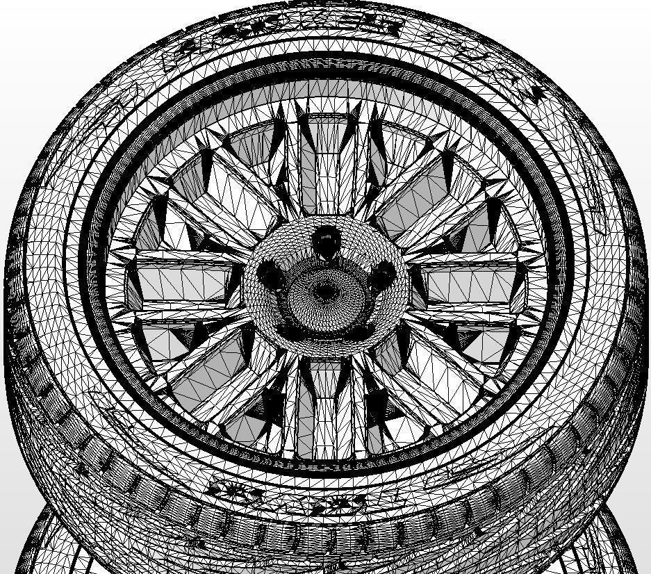 Custom wheels Boze Vortex for your scale model 3D print model_19