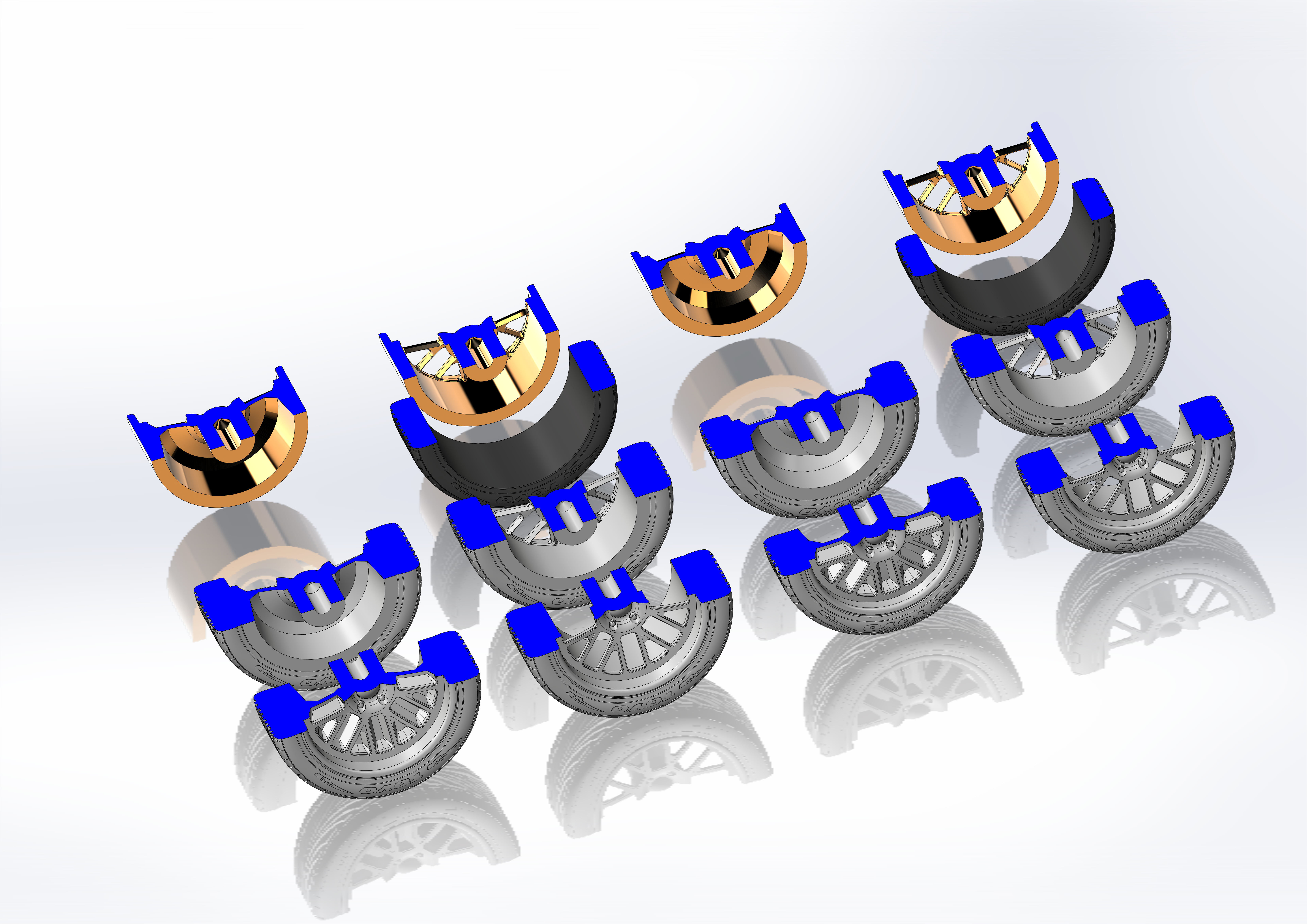 Custom wheels Boze Vortex for your scale model 3D print model_12