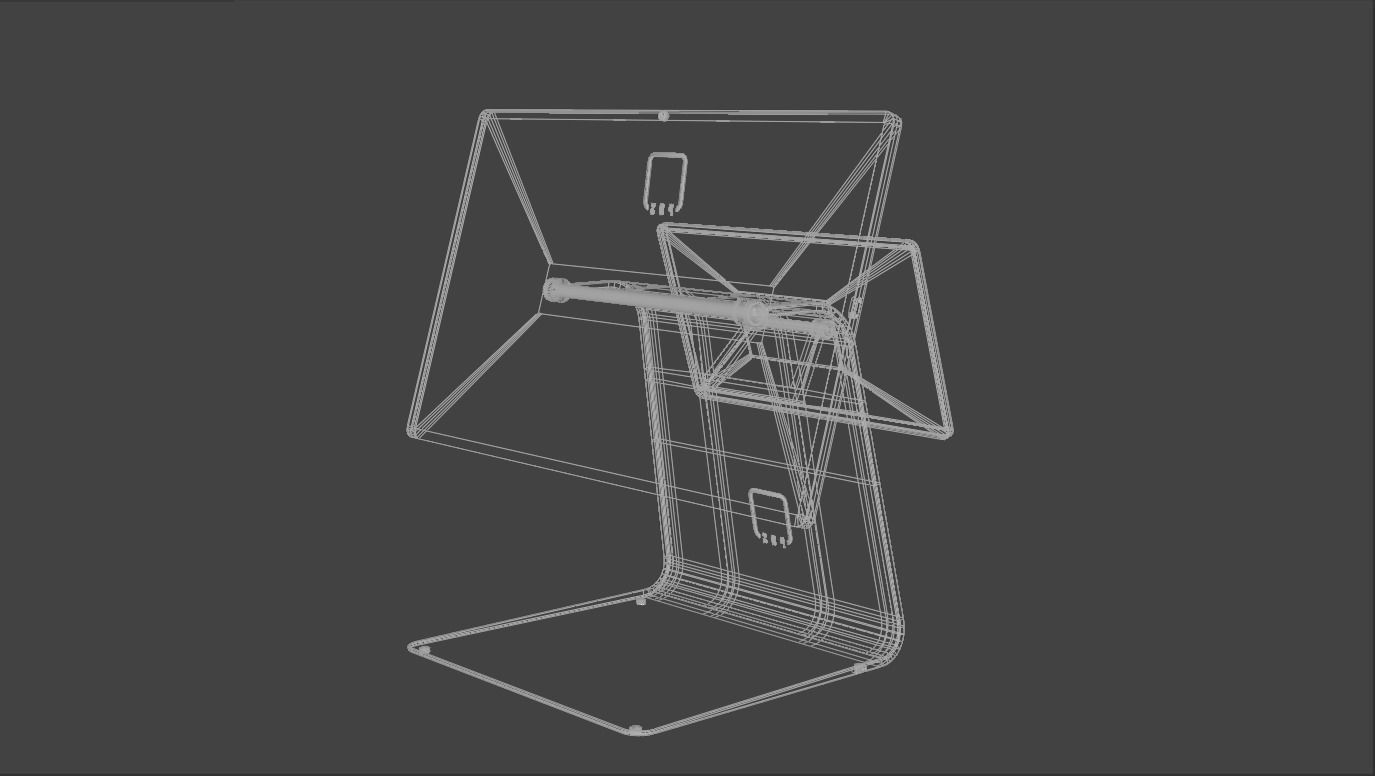 Modern POS Machine  3D model_10