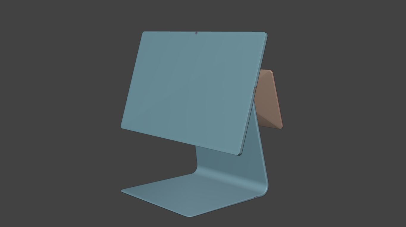 Modern POS Machine  3D model_9