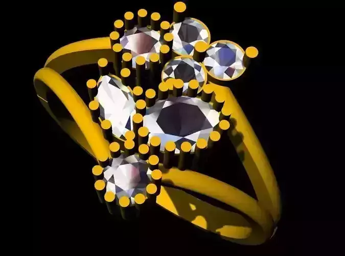 Cluster Ring 3dm file