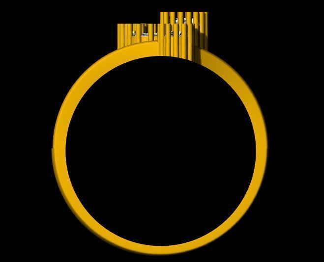 Cluster Ring 3dm file 3D print model_3